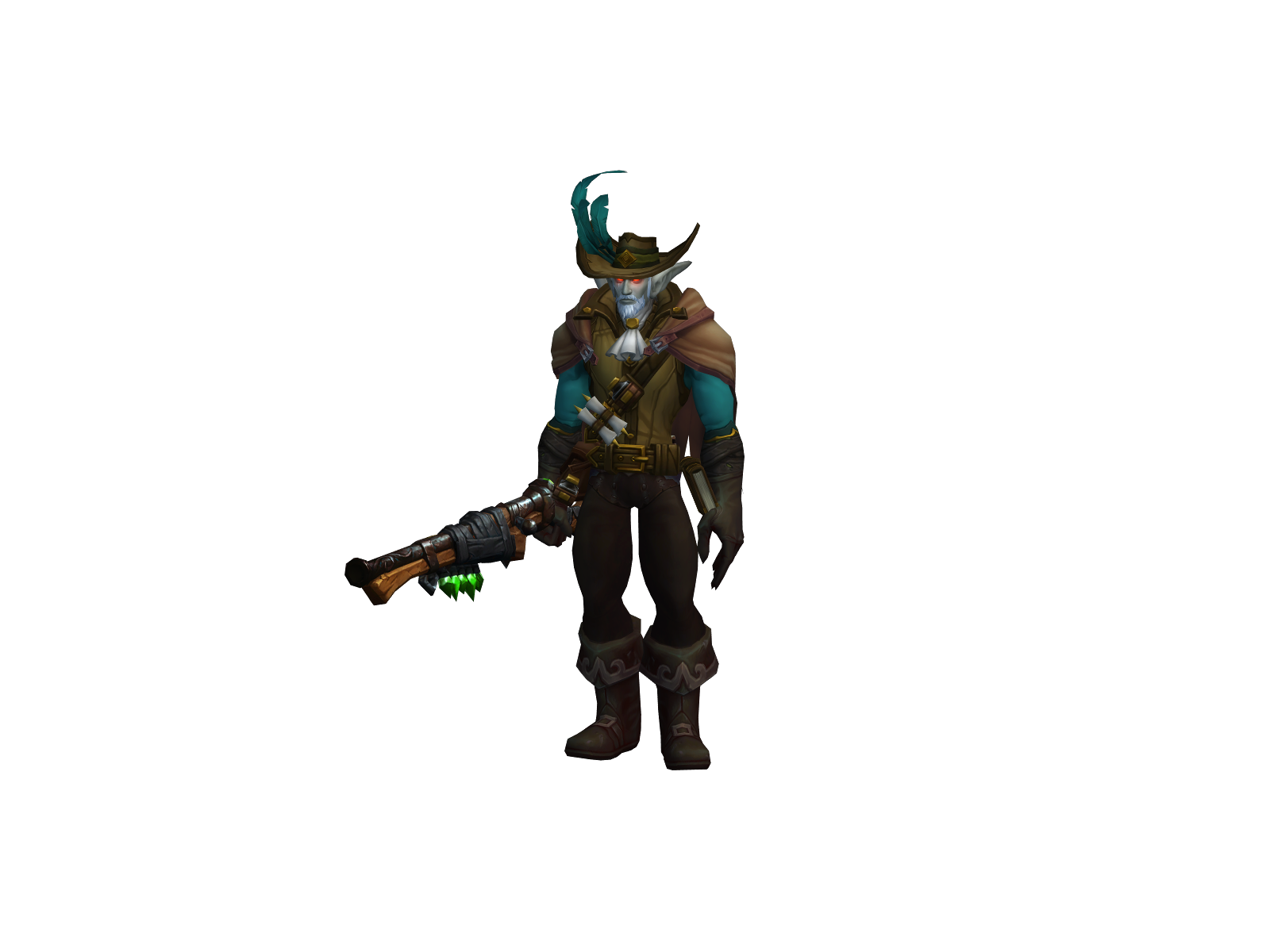 Ruoux 3D character render