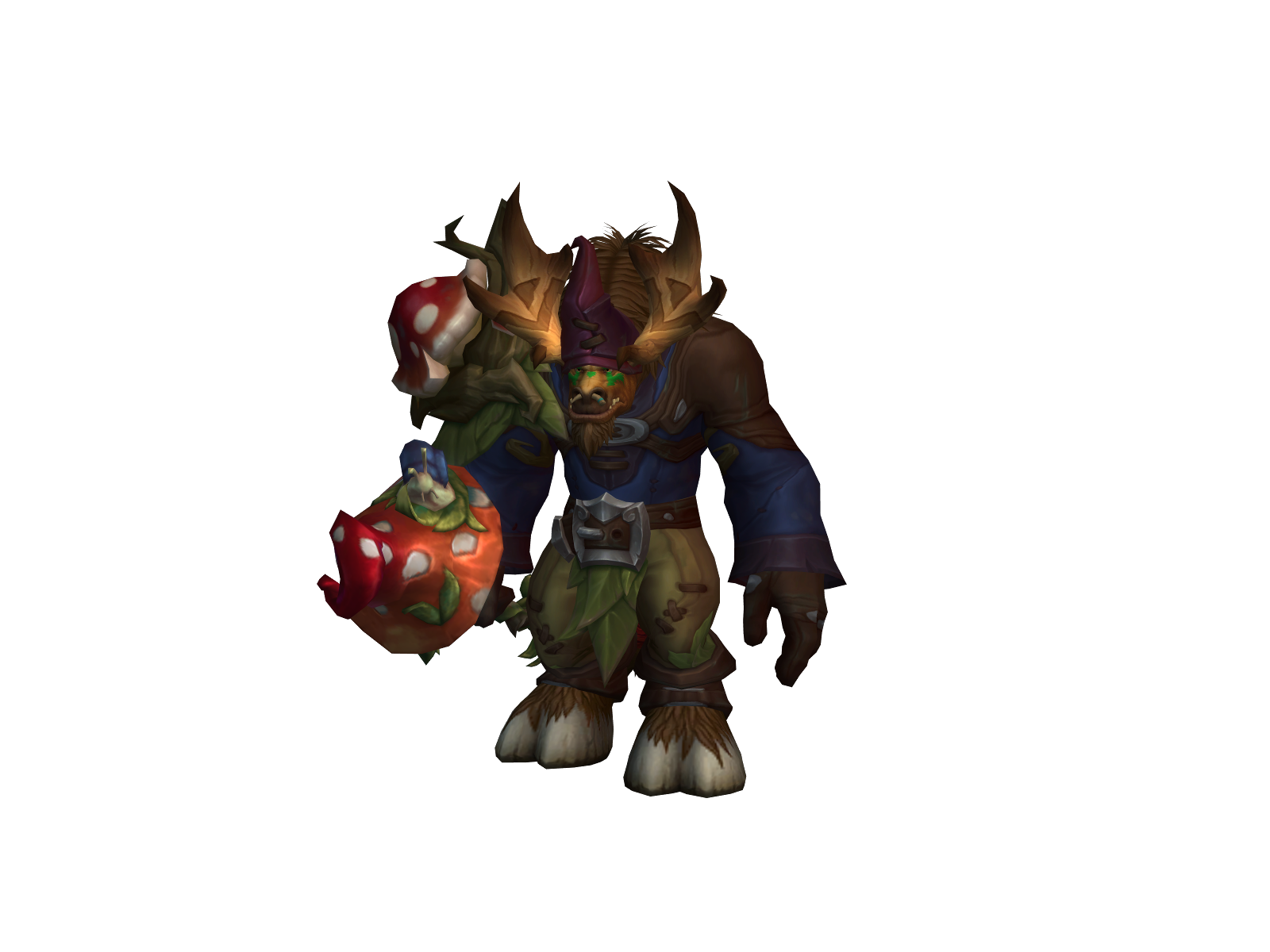 Broly 3D character render