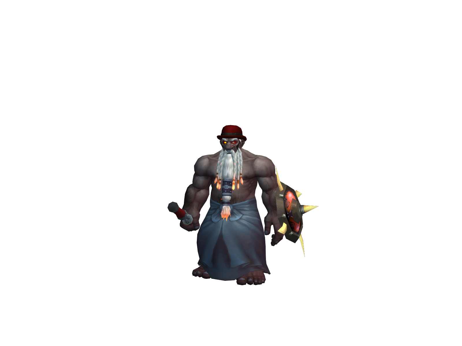 Shamanlyness 3D character render