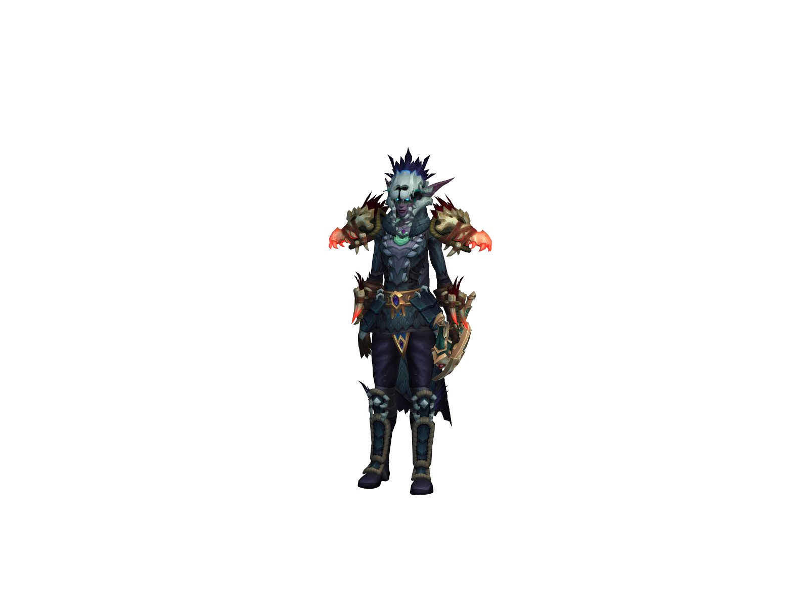 Akodeu 3D character render