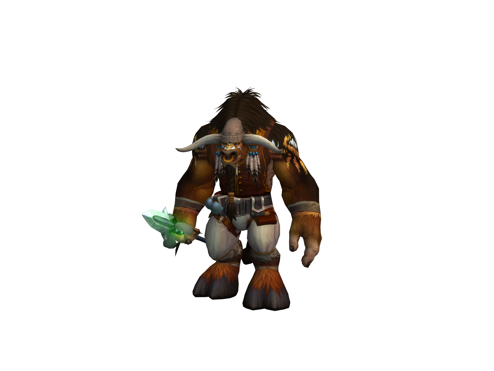 Kuhkatze 3D character render
