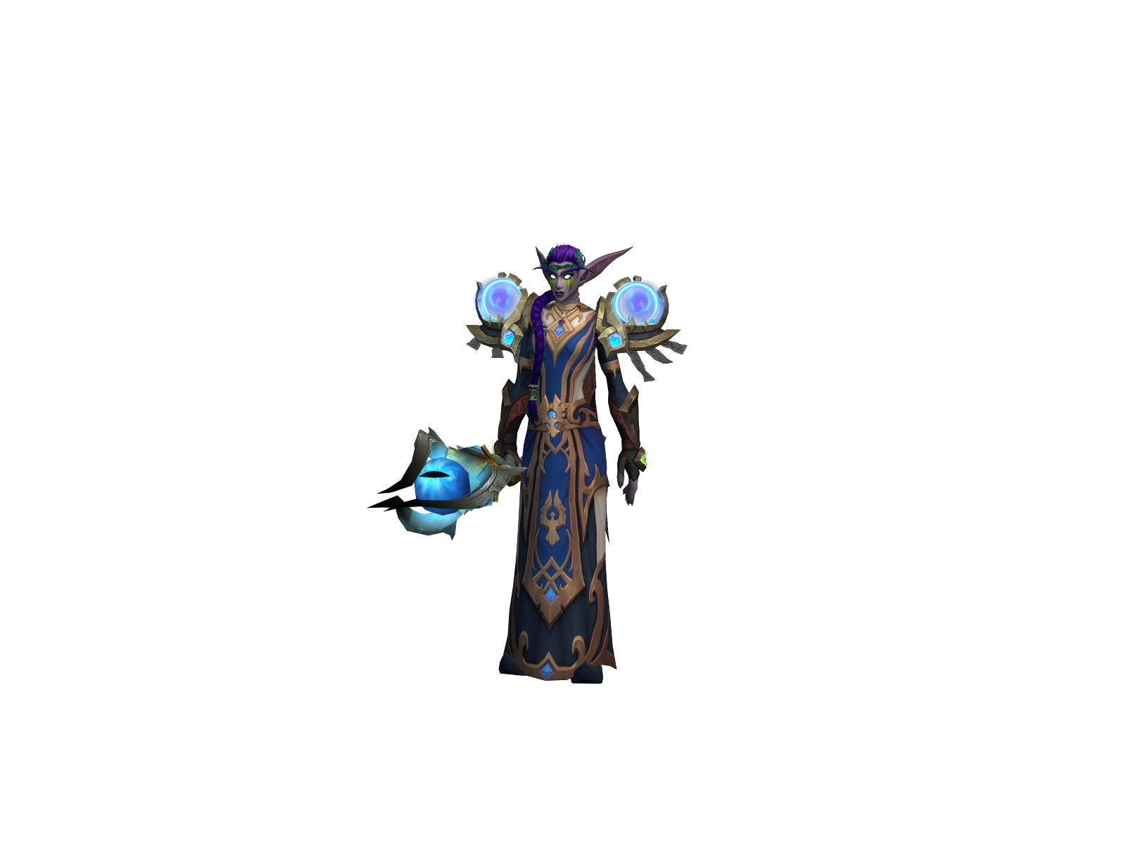 Nîghtelf 3D character render