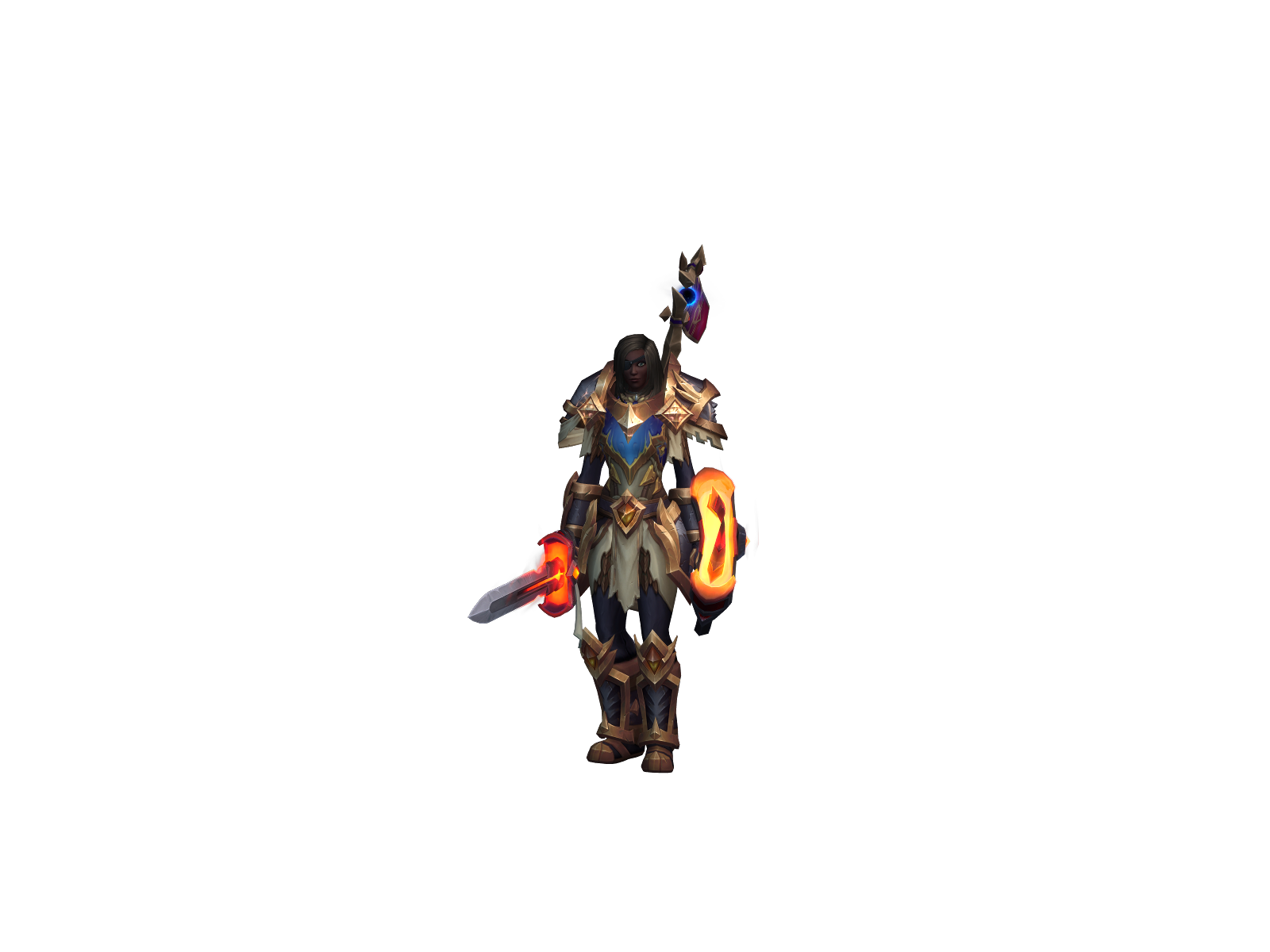 Zpala 3D character render