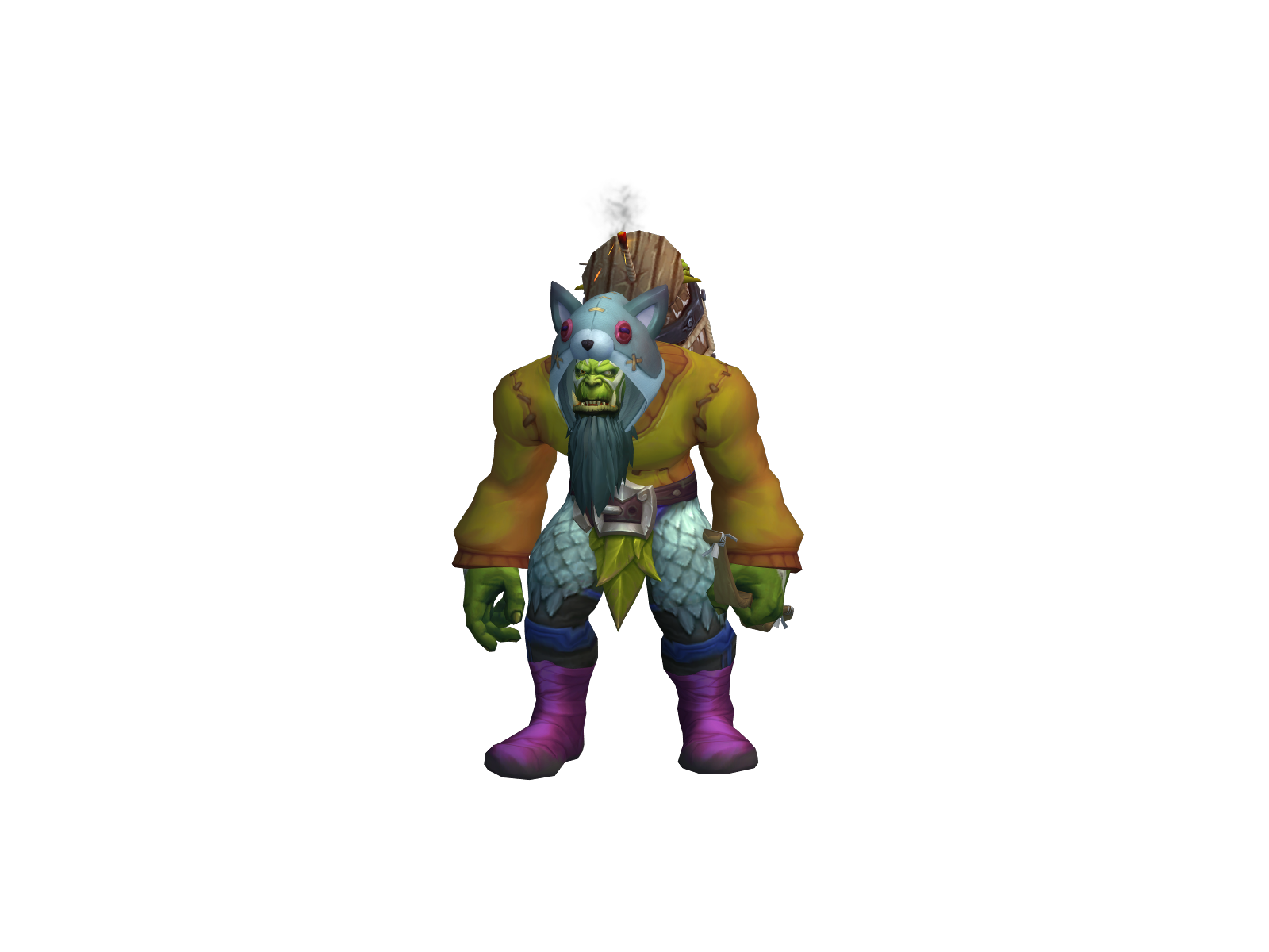 Whoochoo 3D character render