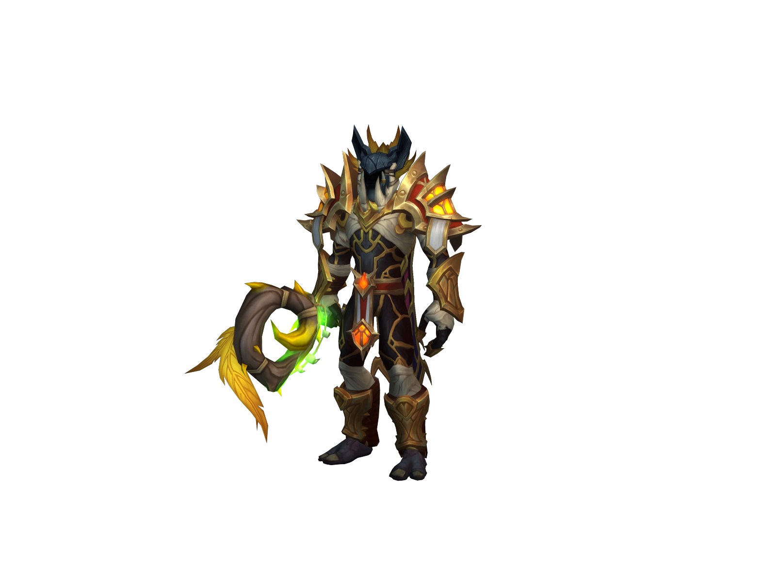 Shadownets 3D character render