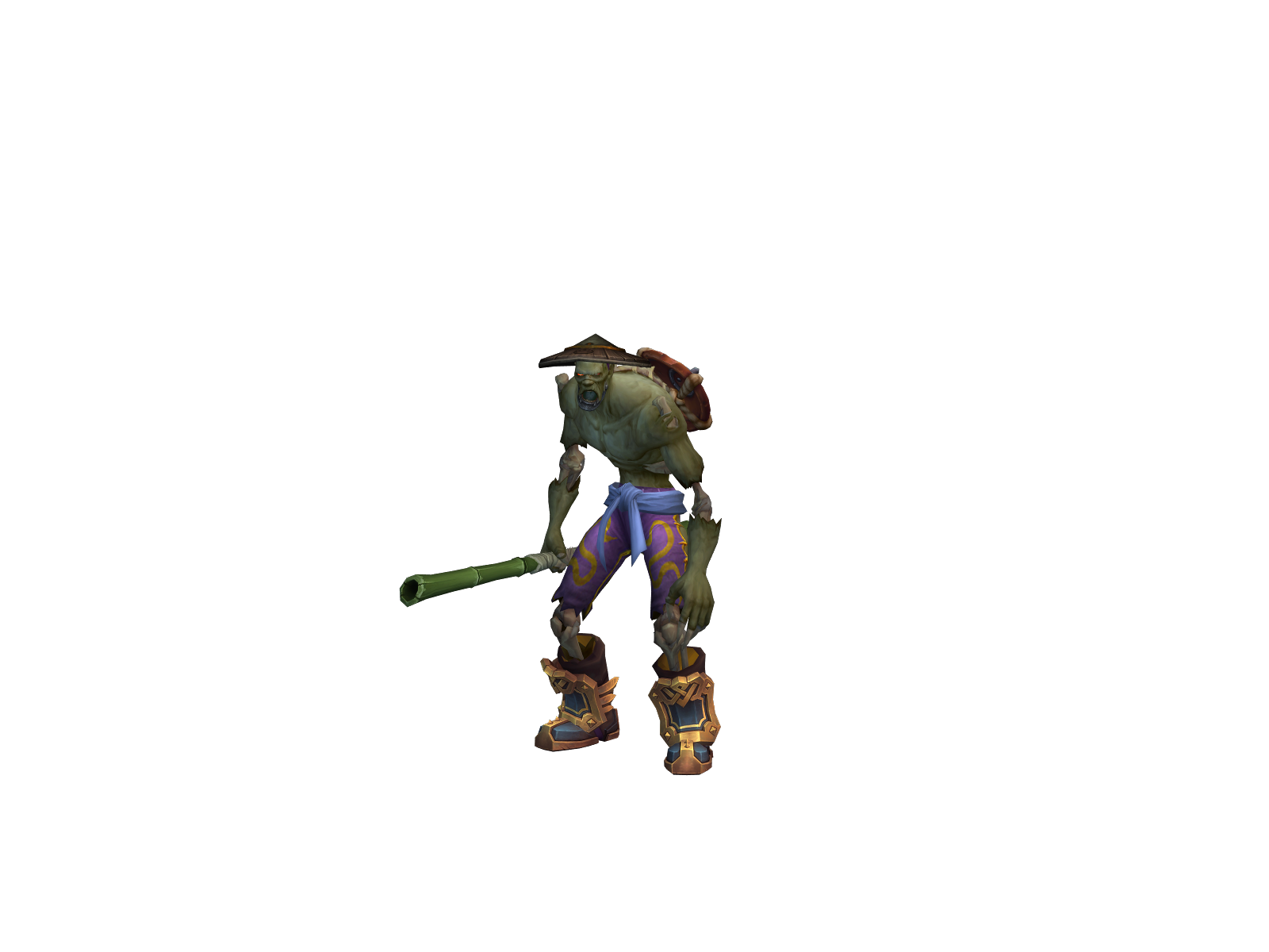 Kungflû 3D character render