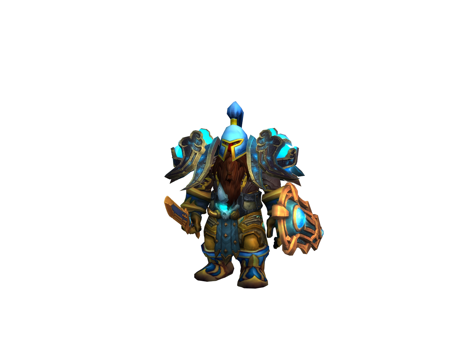 Veloxpaladon 3D character render