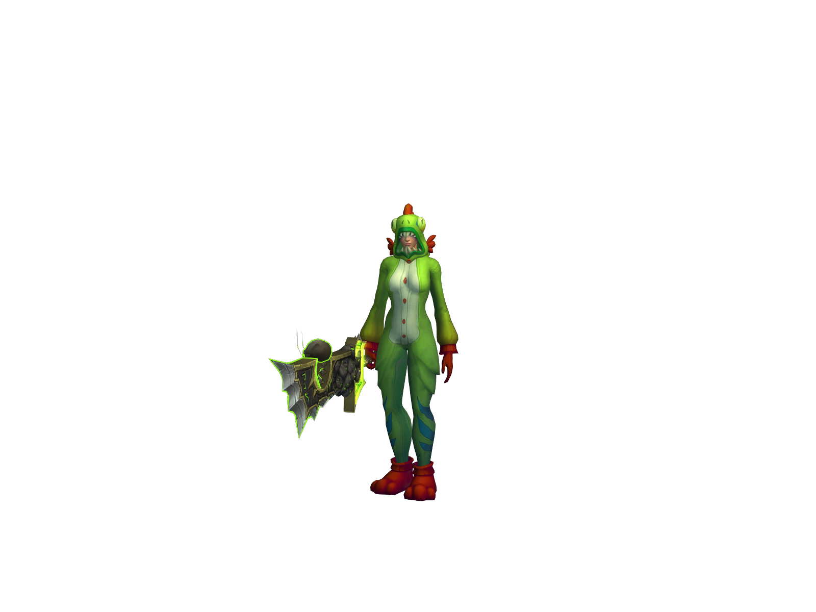 Qúâck 3D character render