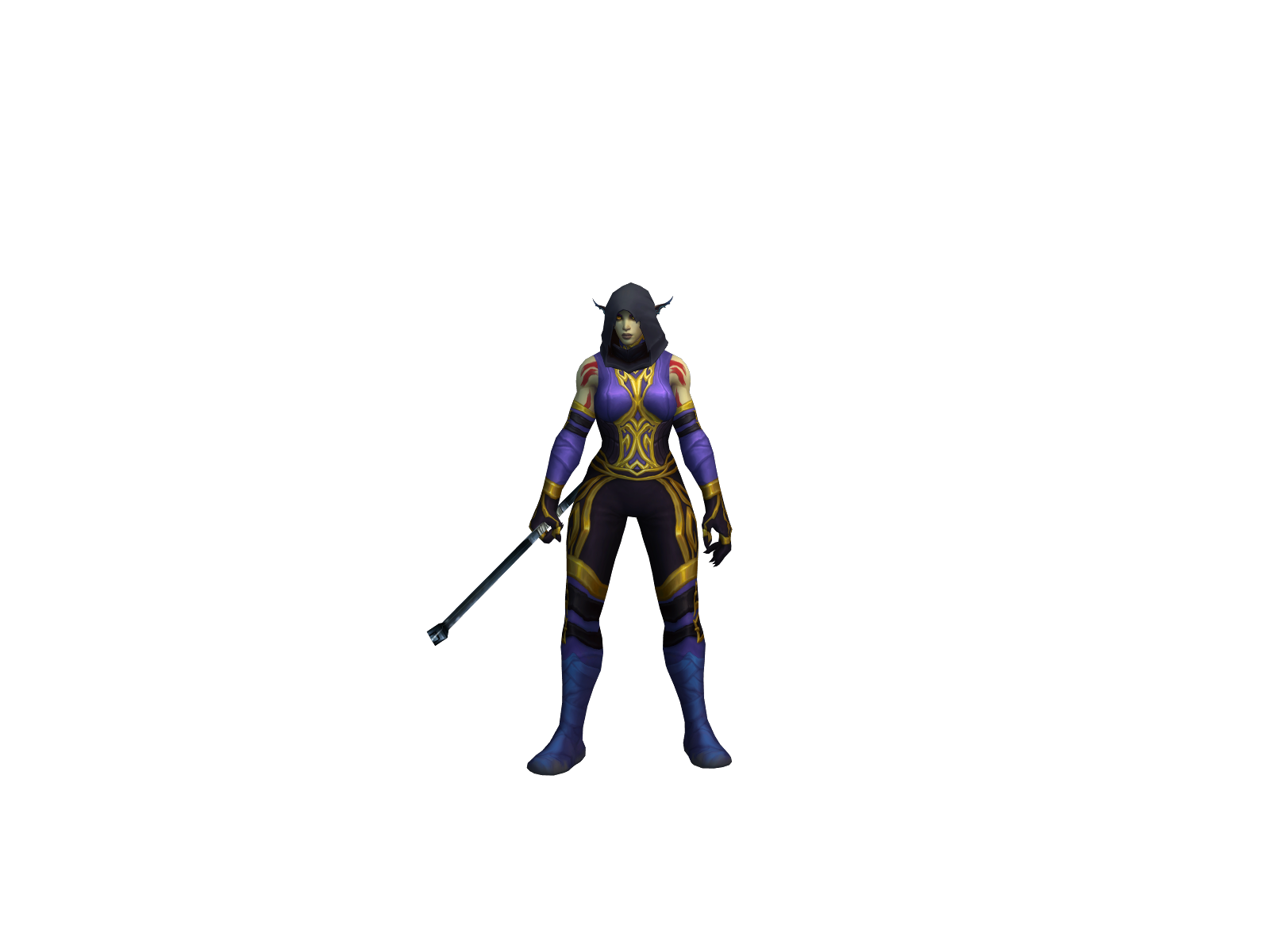 Sélená 3D character render