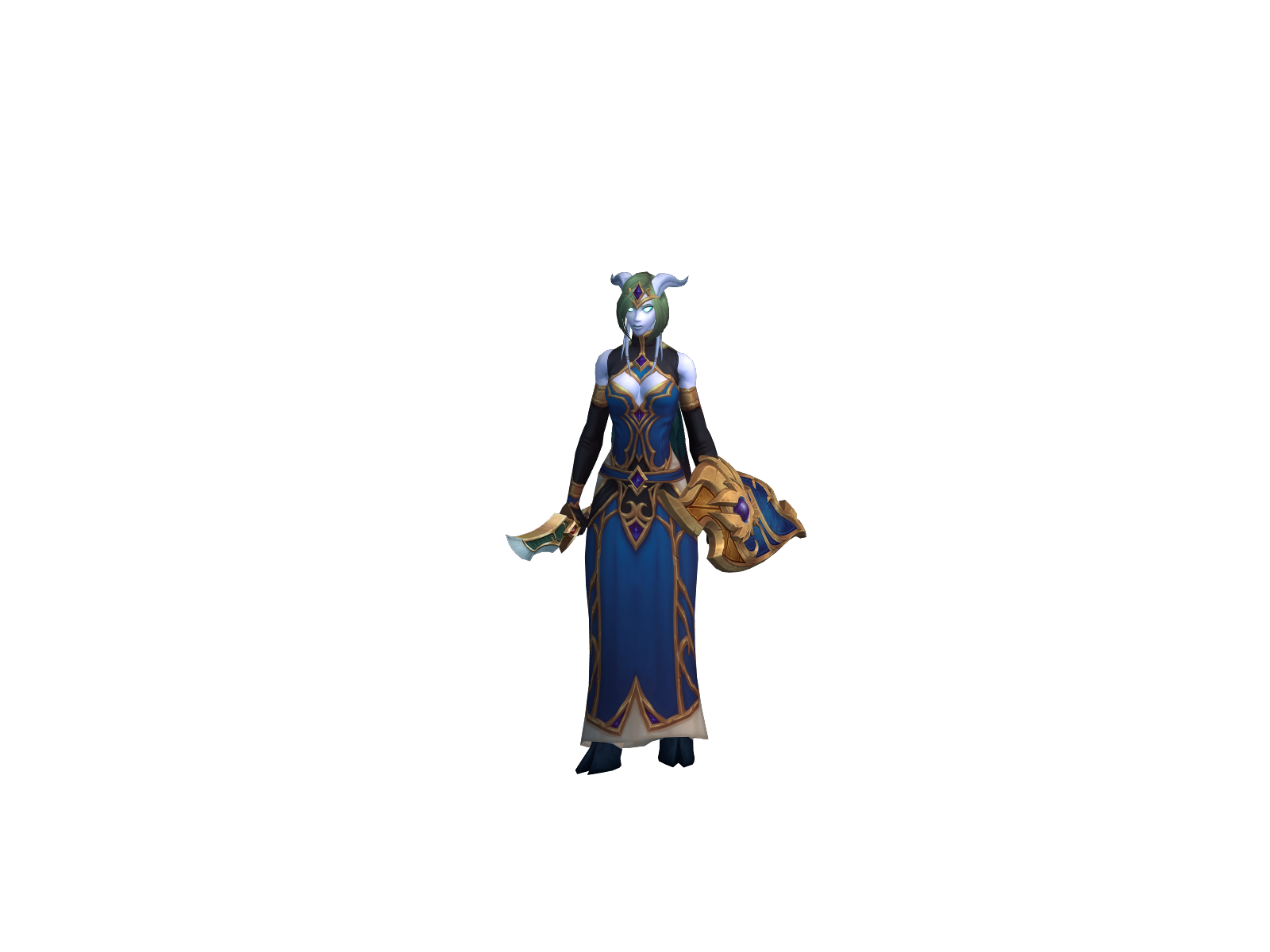 Olivina 3D character render