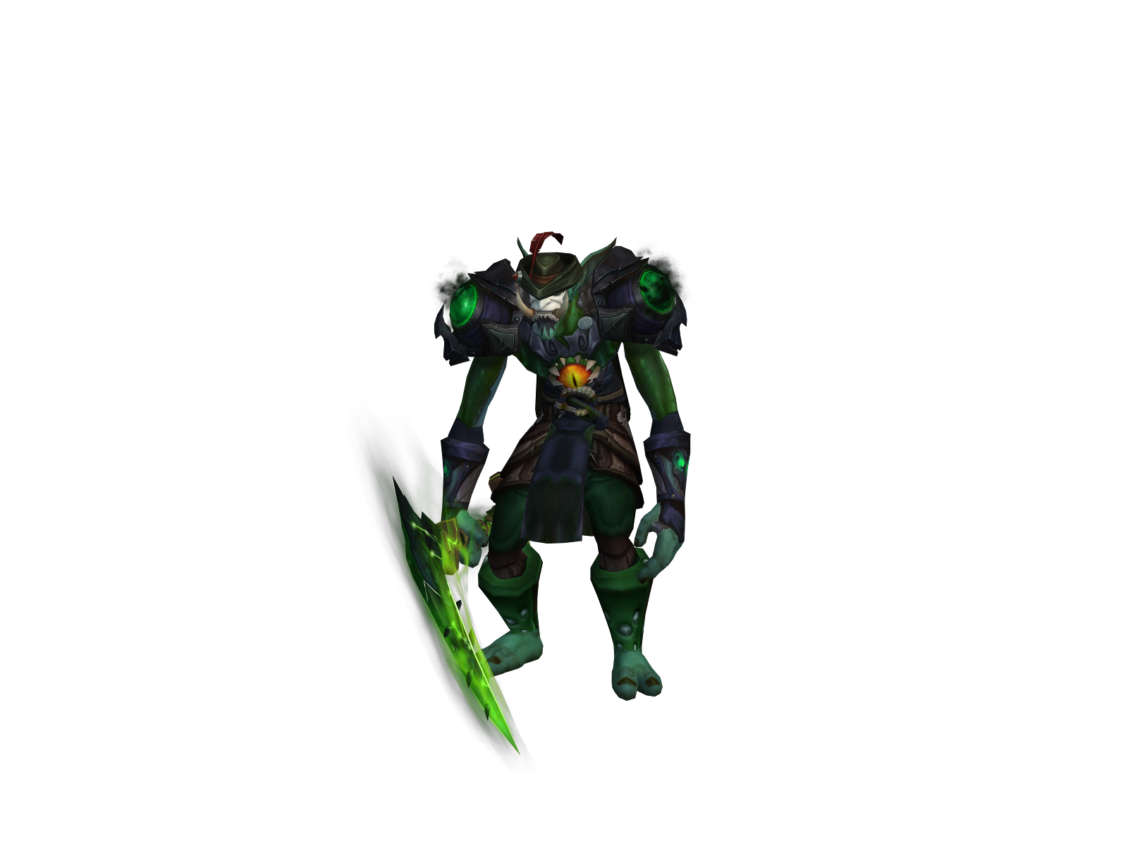 Amcendár 3D character render