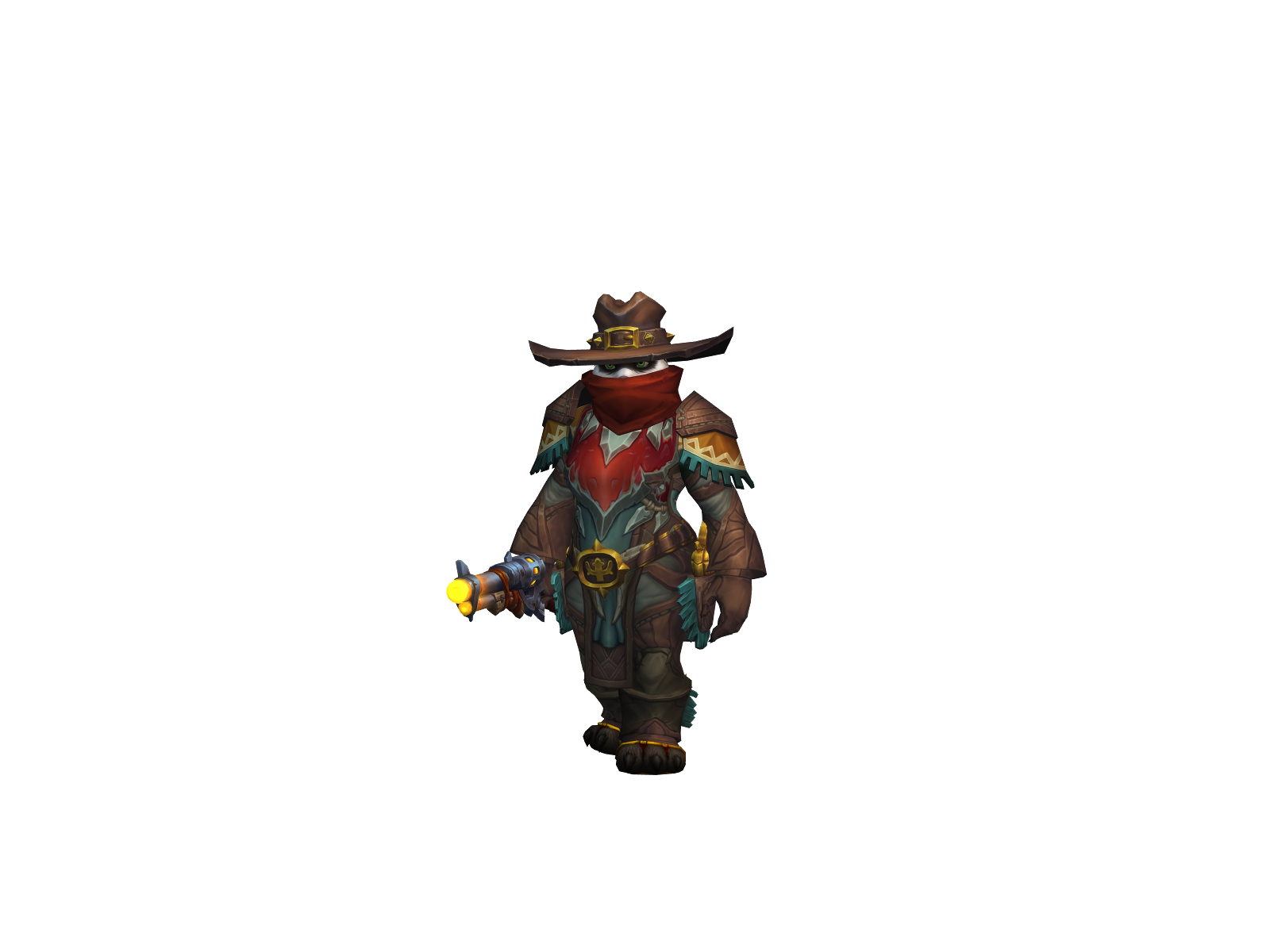Hûñtér 3D character render