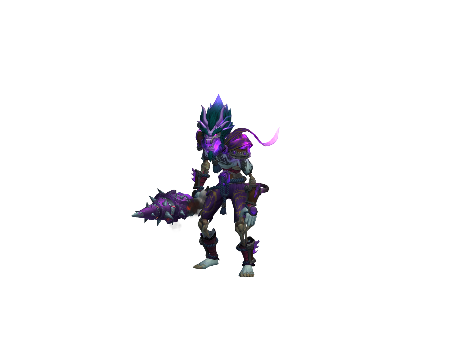 Turbofist 3D character render