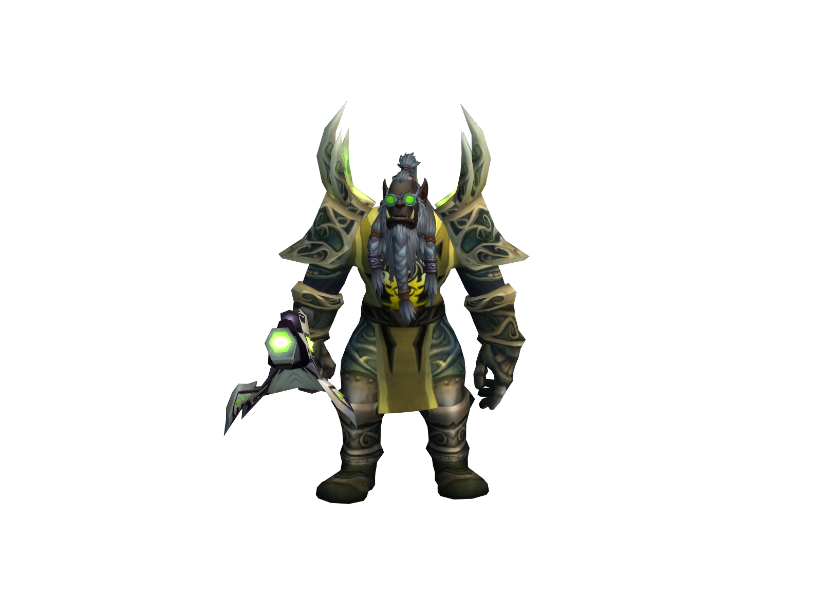 Whudah 3D character render