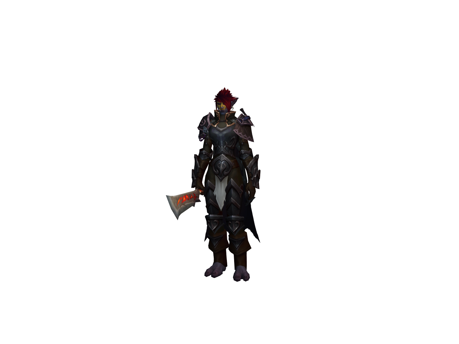 Mékhil 3D character render