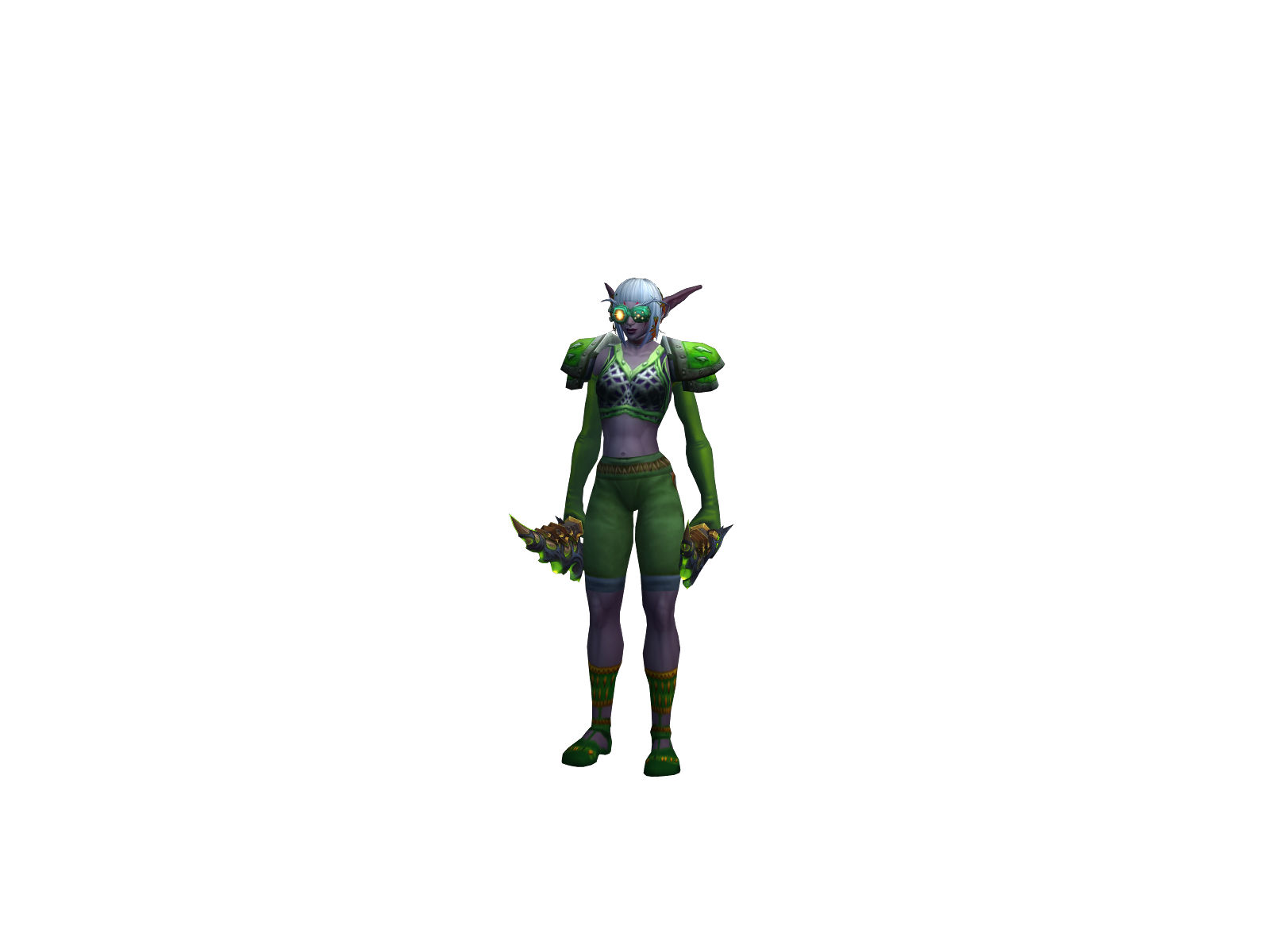 Hearing 3D character render