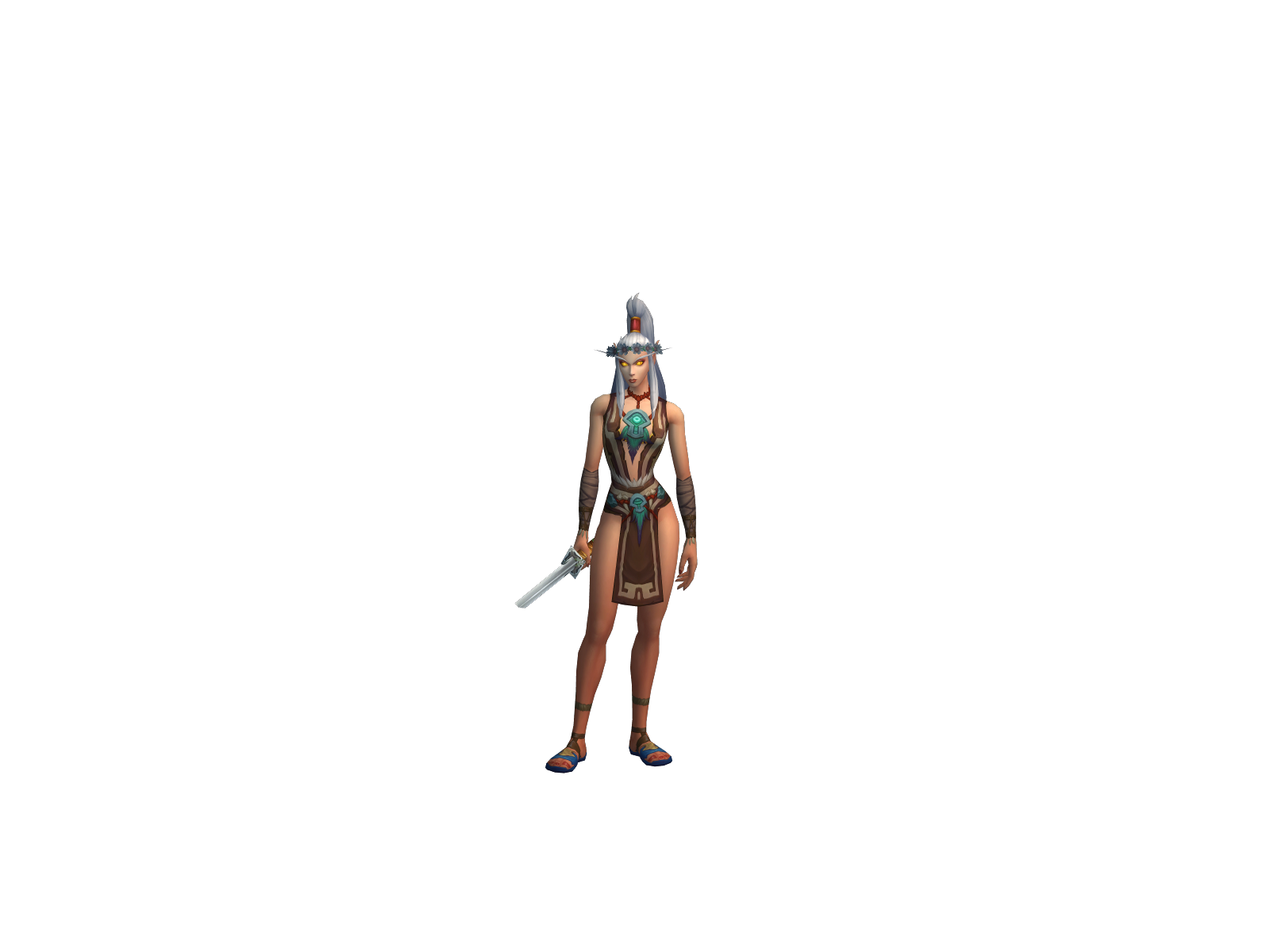 Lianrae 3D character render