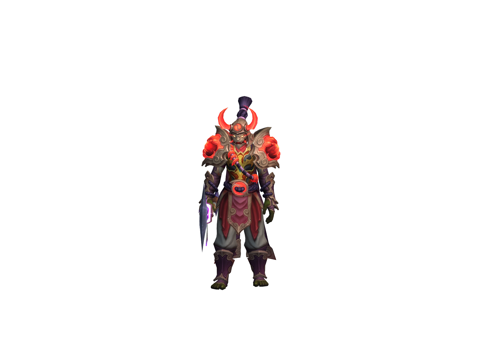 Rawkthorn 3D character render