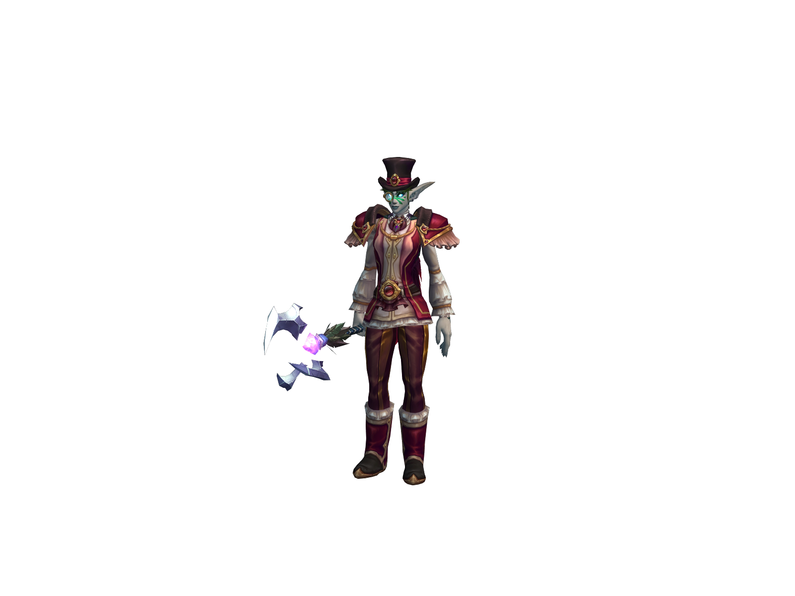 Boogieben 3D character render