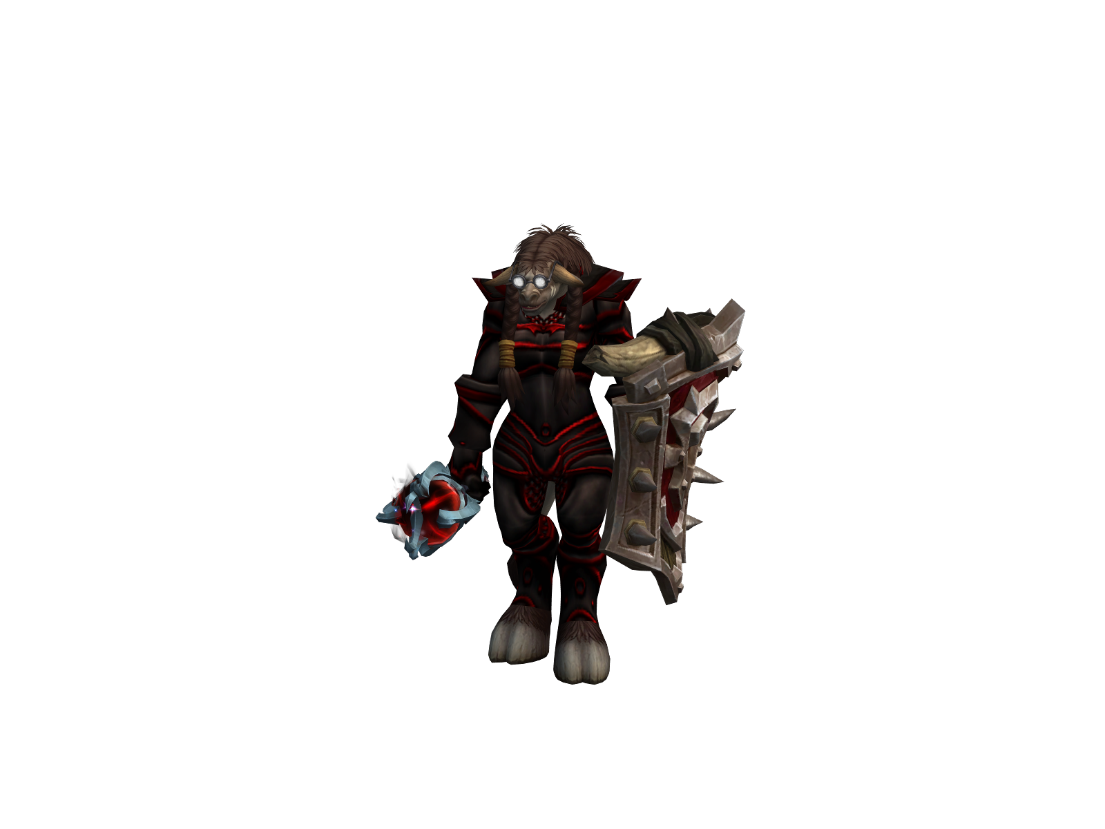 Yuupaladin 3D character render
