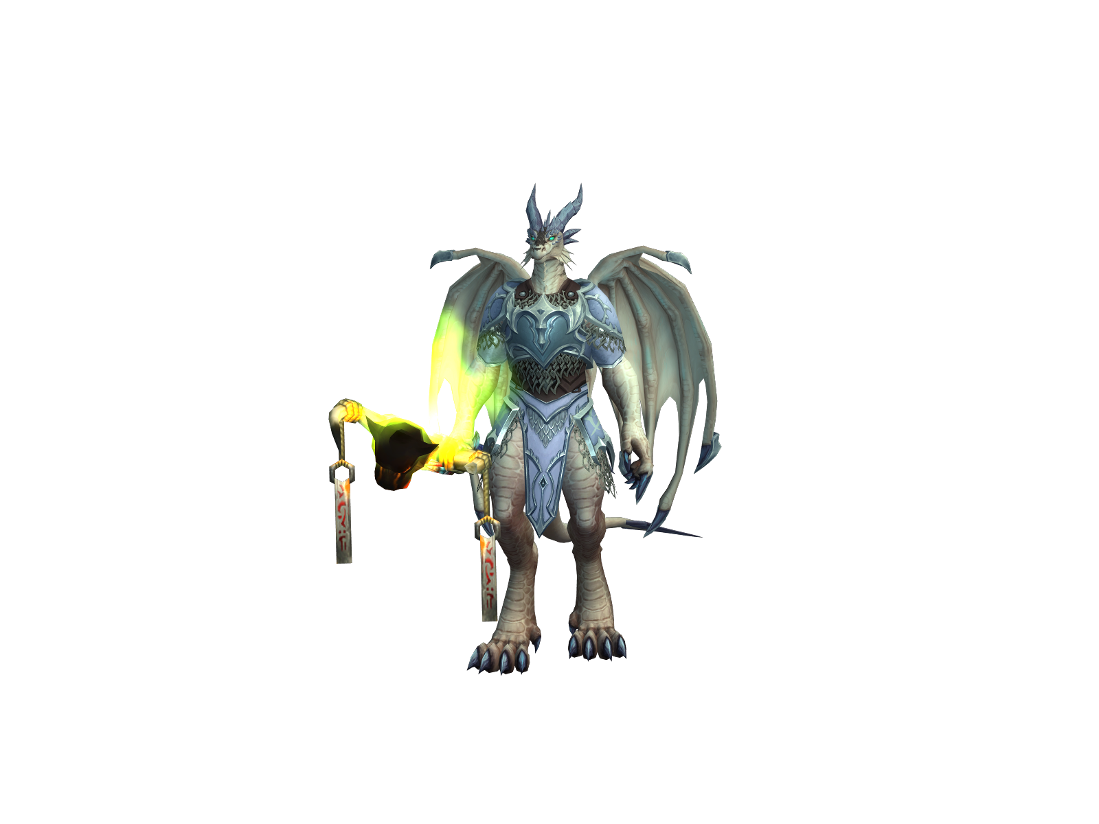Thunderolled 3D character render