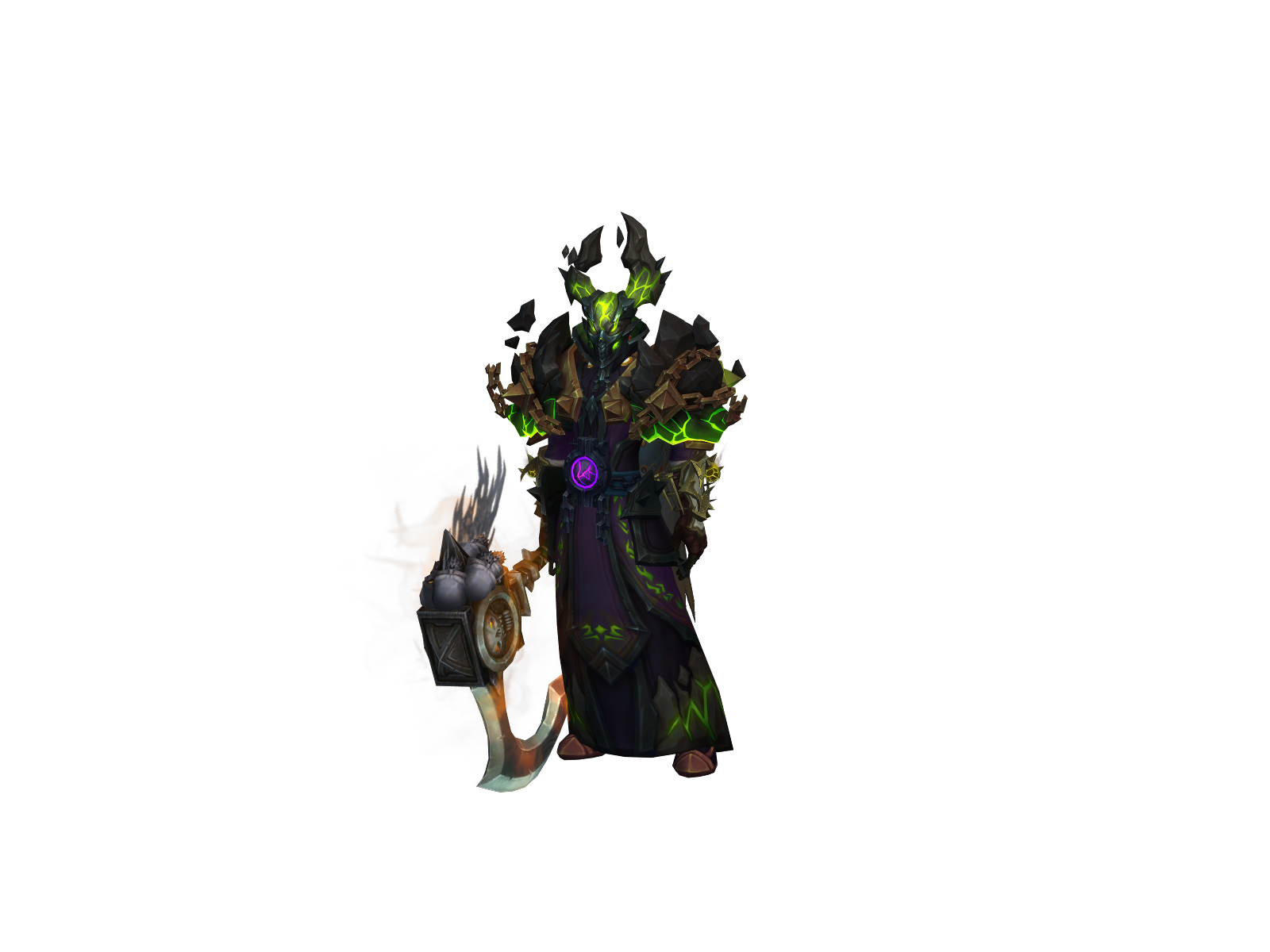 Reptarde 3D character render