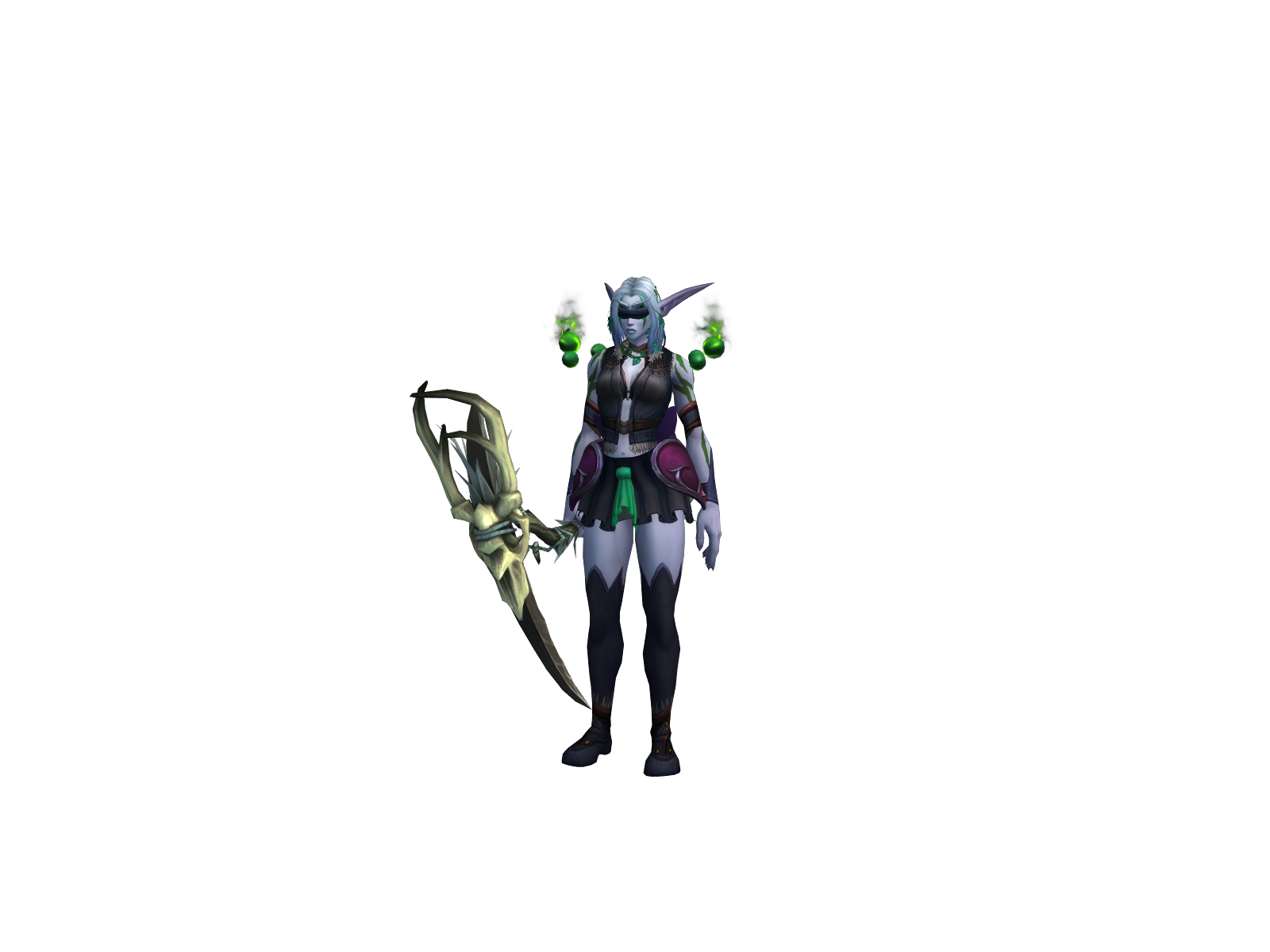 Pavens 3D character render