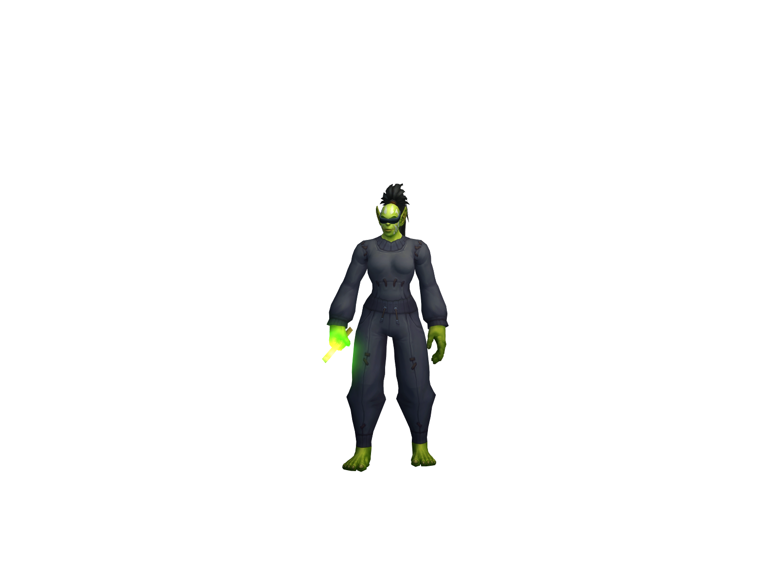 Monkabuser 3D character render