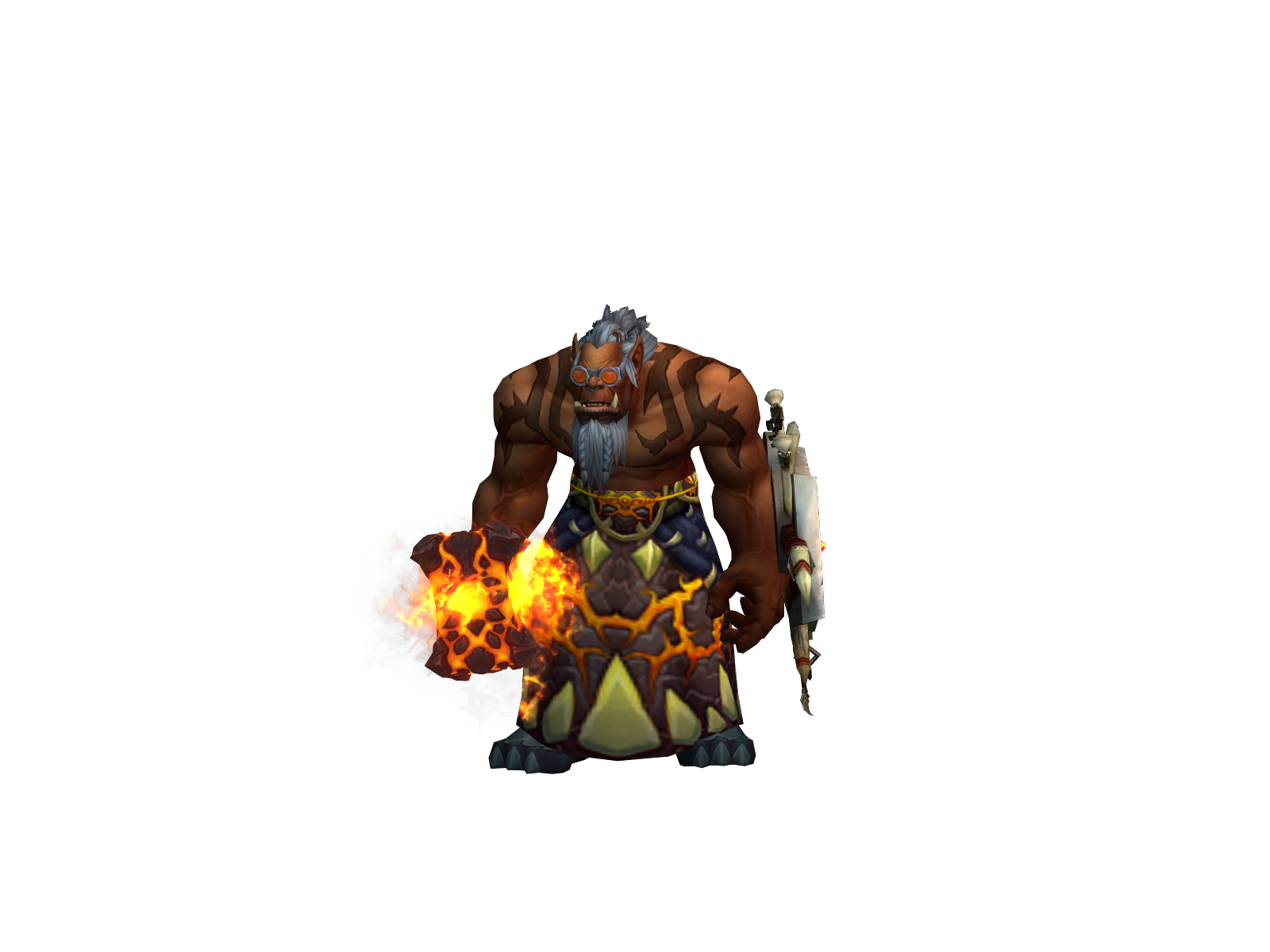 Chaac 3D character render