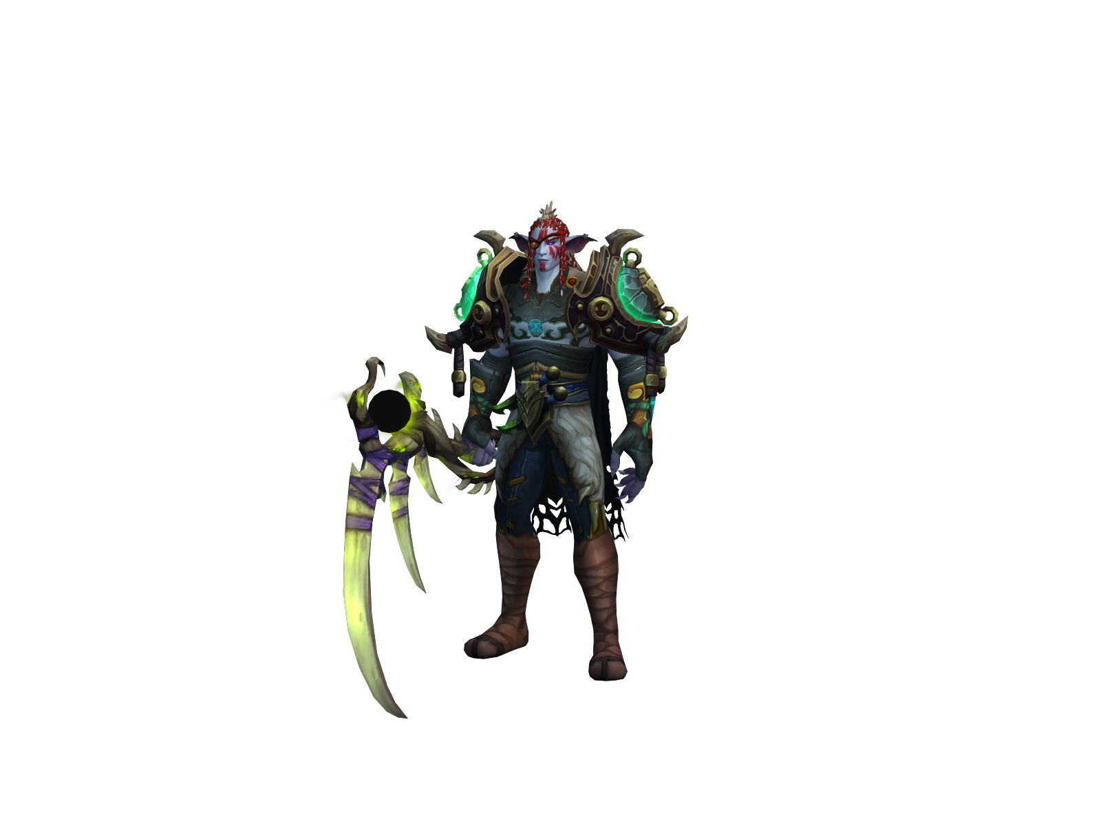 Deathstarog 3D character render