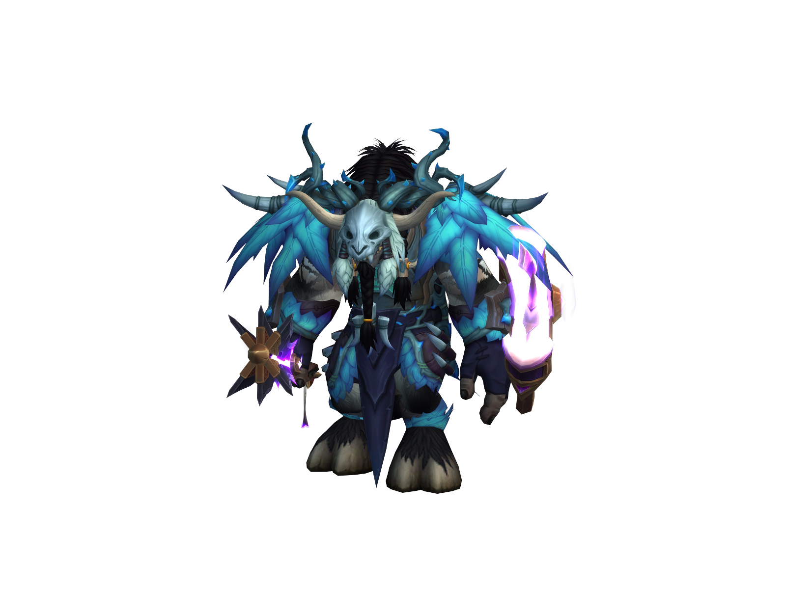 Teslacow 3D character render
