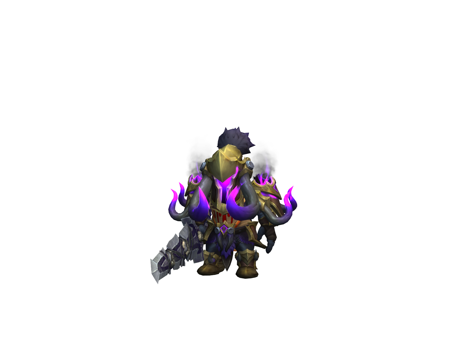 Risedemise 3D character render