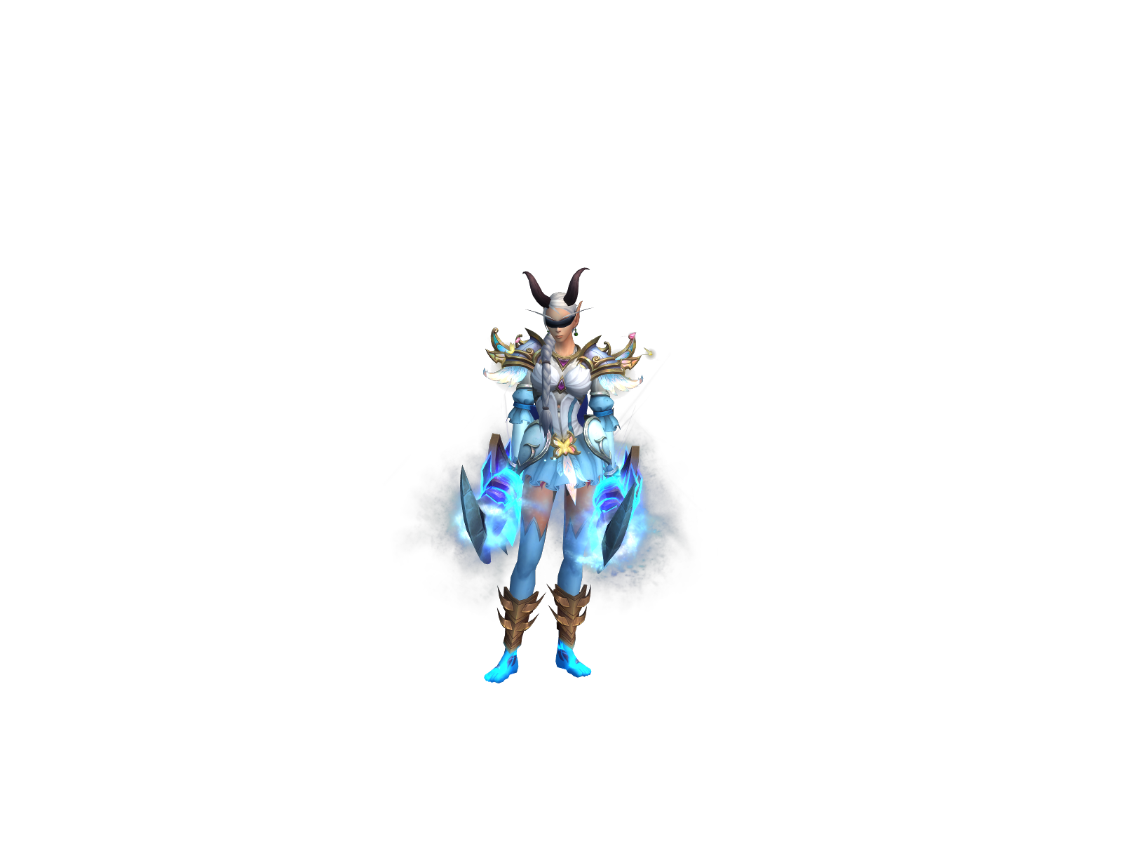 Asstatine 3D character render