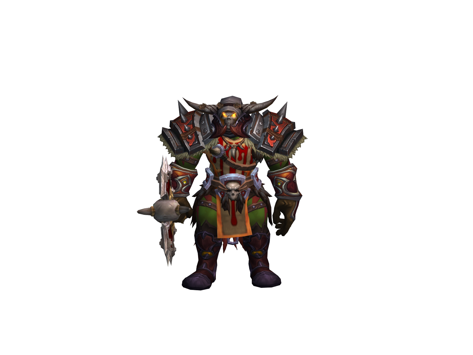 Downystrong 3D character render