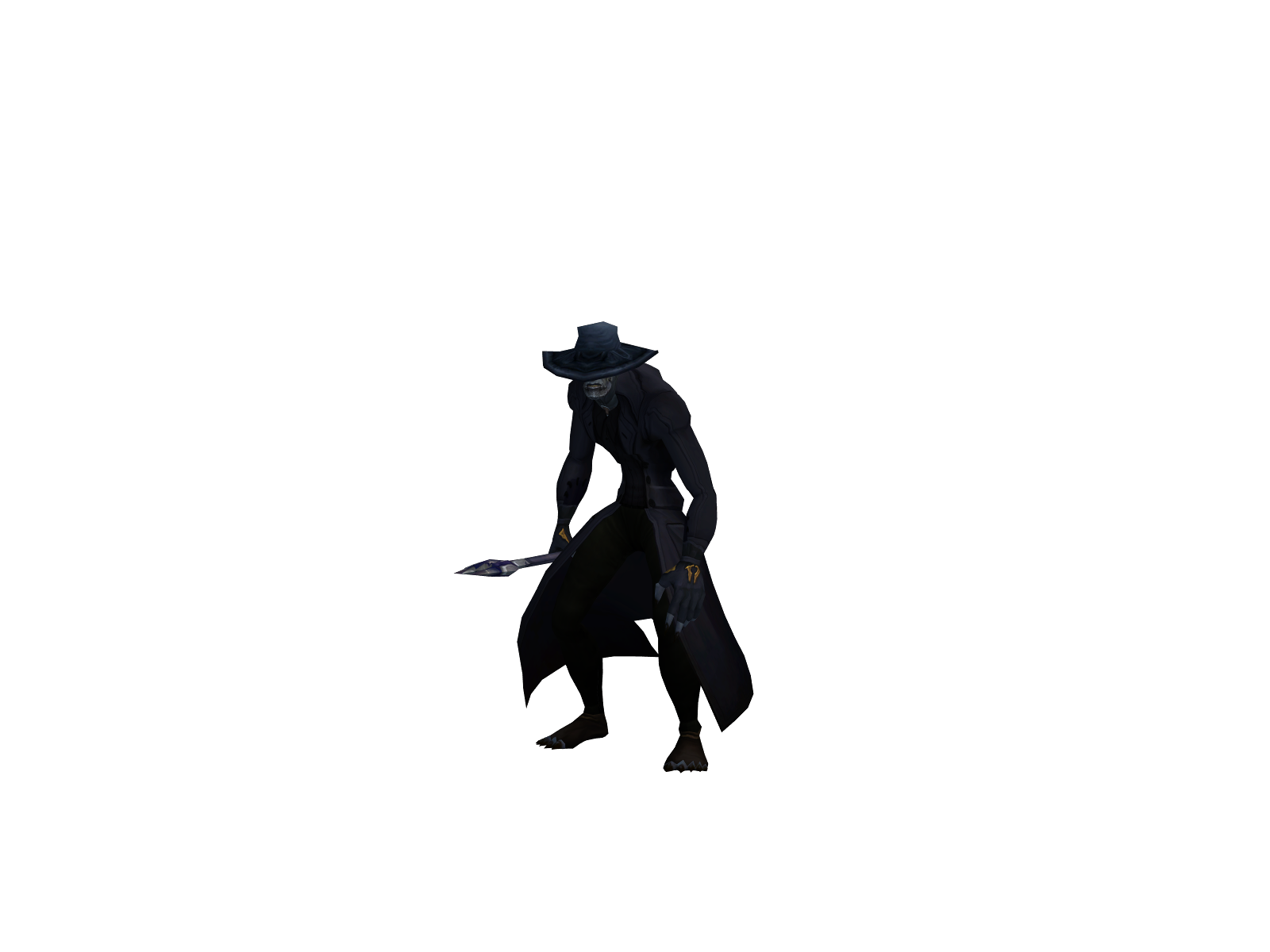 Strong 3D character render