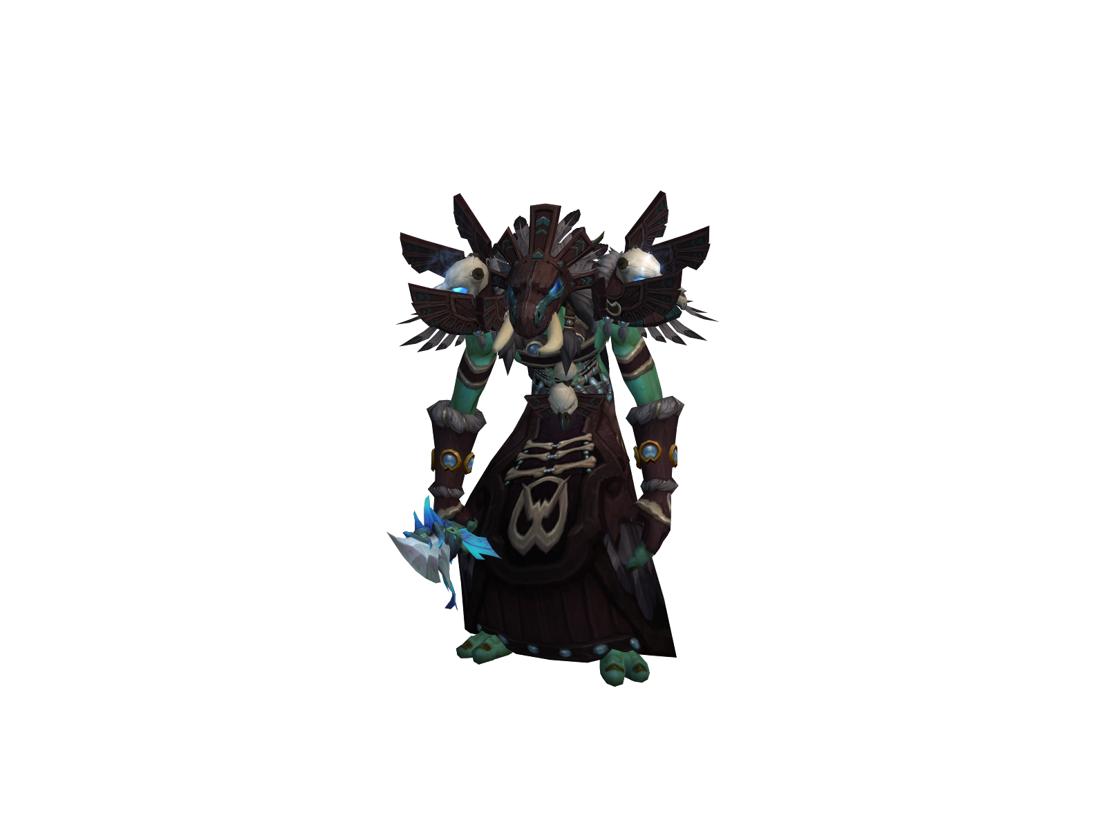 Bludreamkush 3D character render