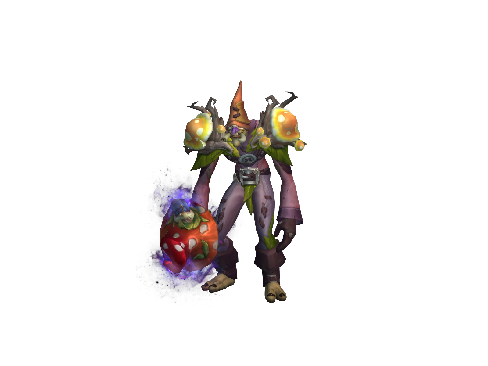 Exopthalmos 3D character render