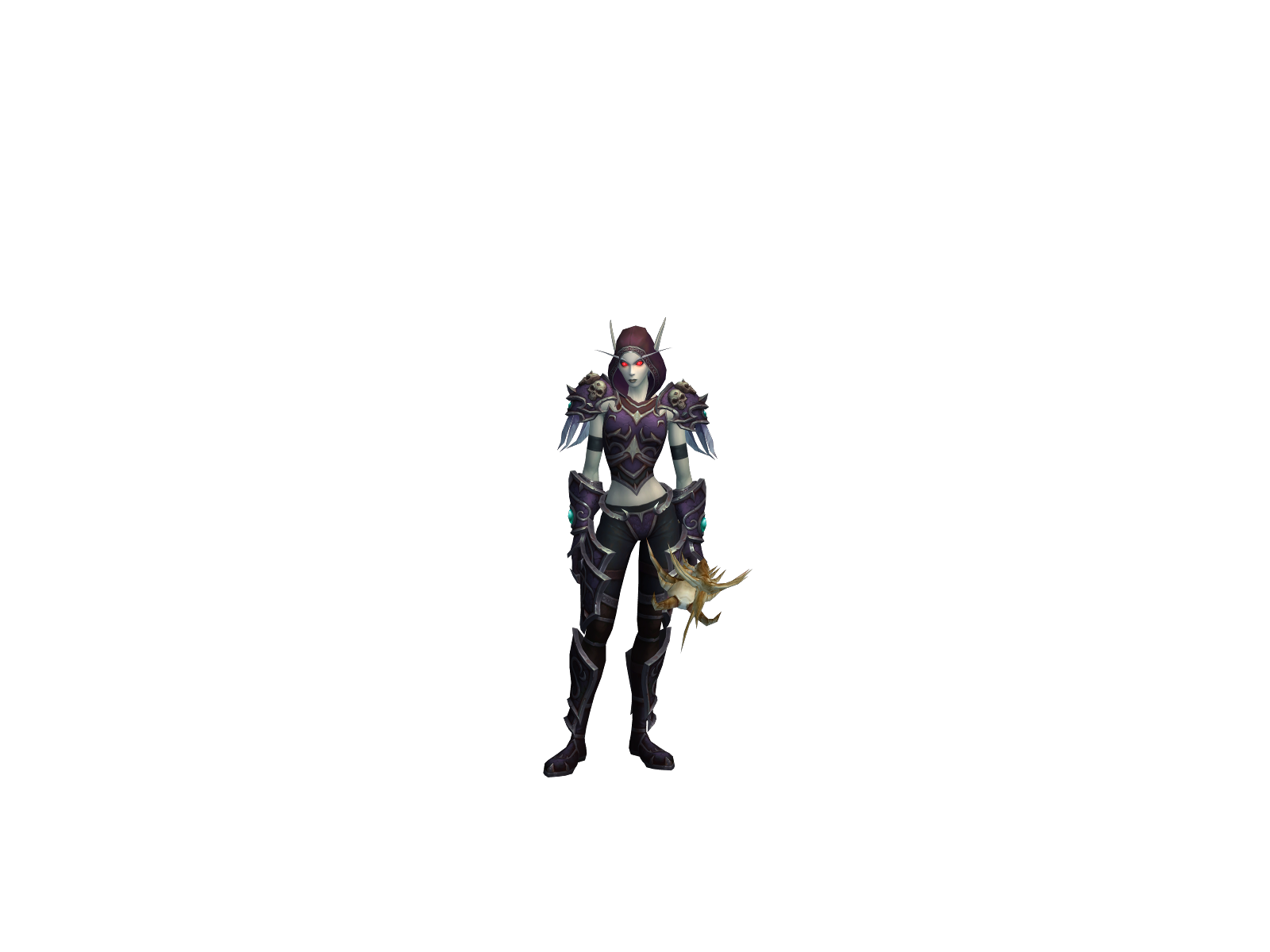 Sylvànas 3D character render