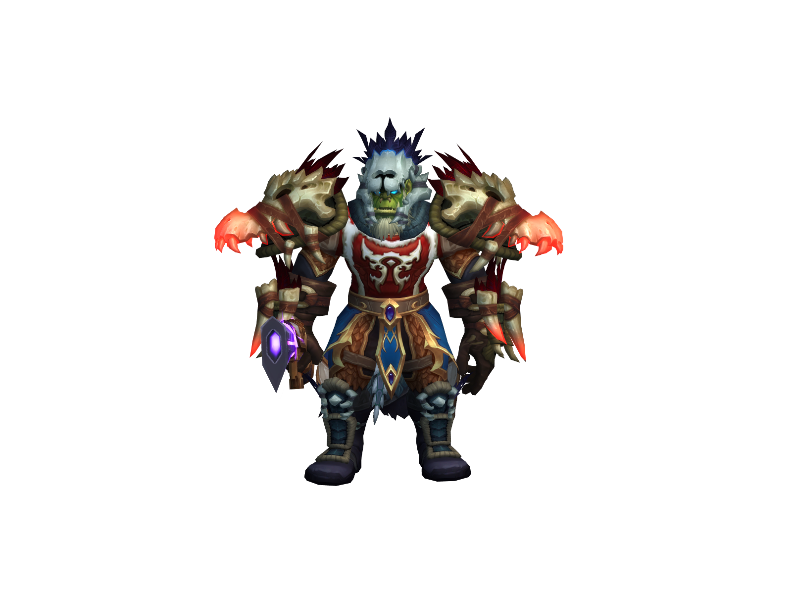 Bergstrom 3D character render