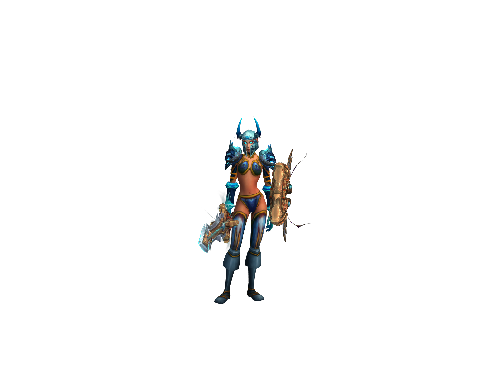 Titania 3D character render