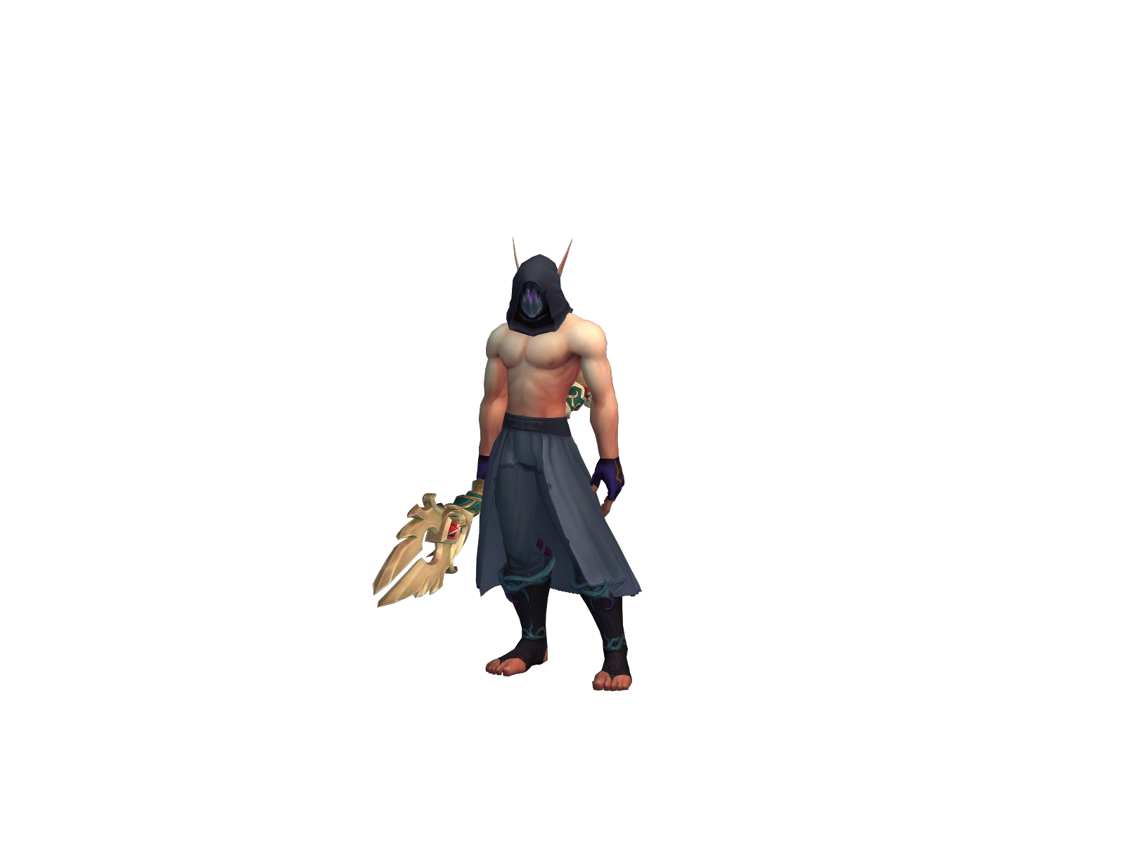 Frostsaiyan 3D character render