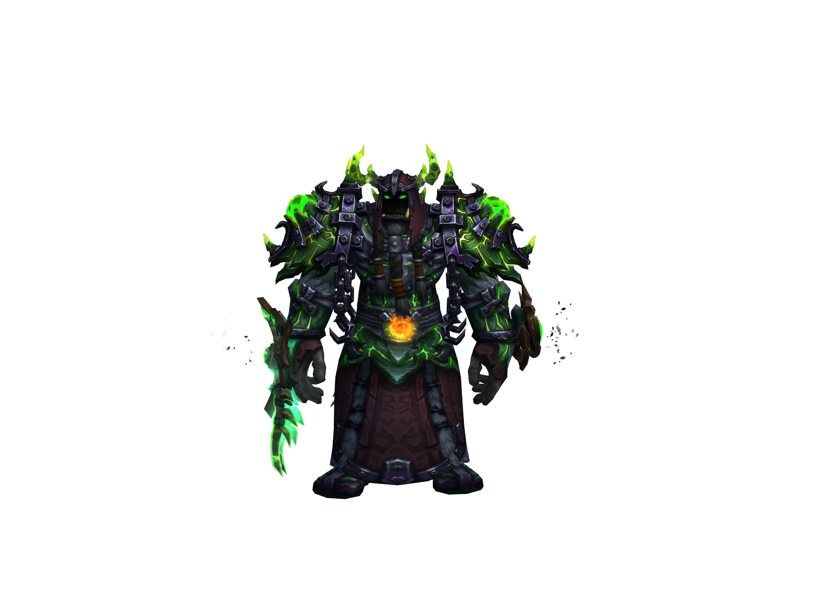 Orcshamen 3D character render