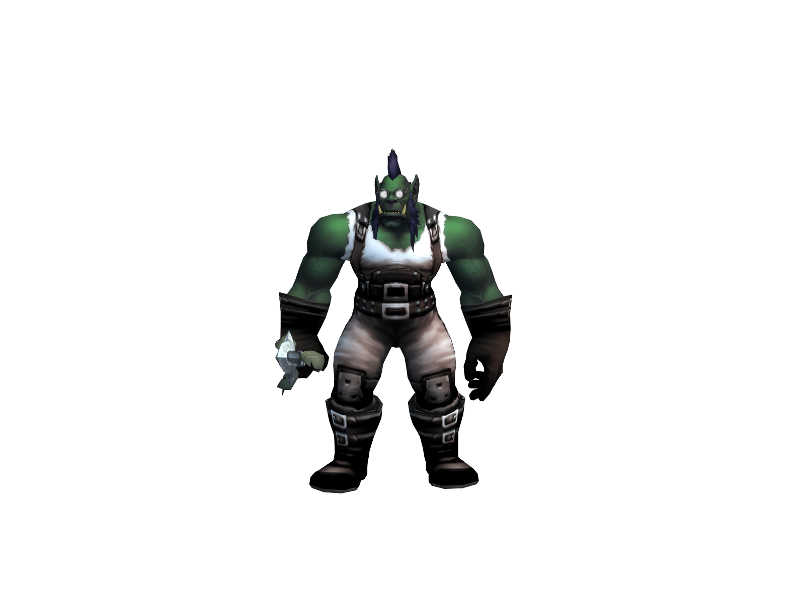 Hugurface 3D character render