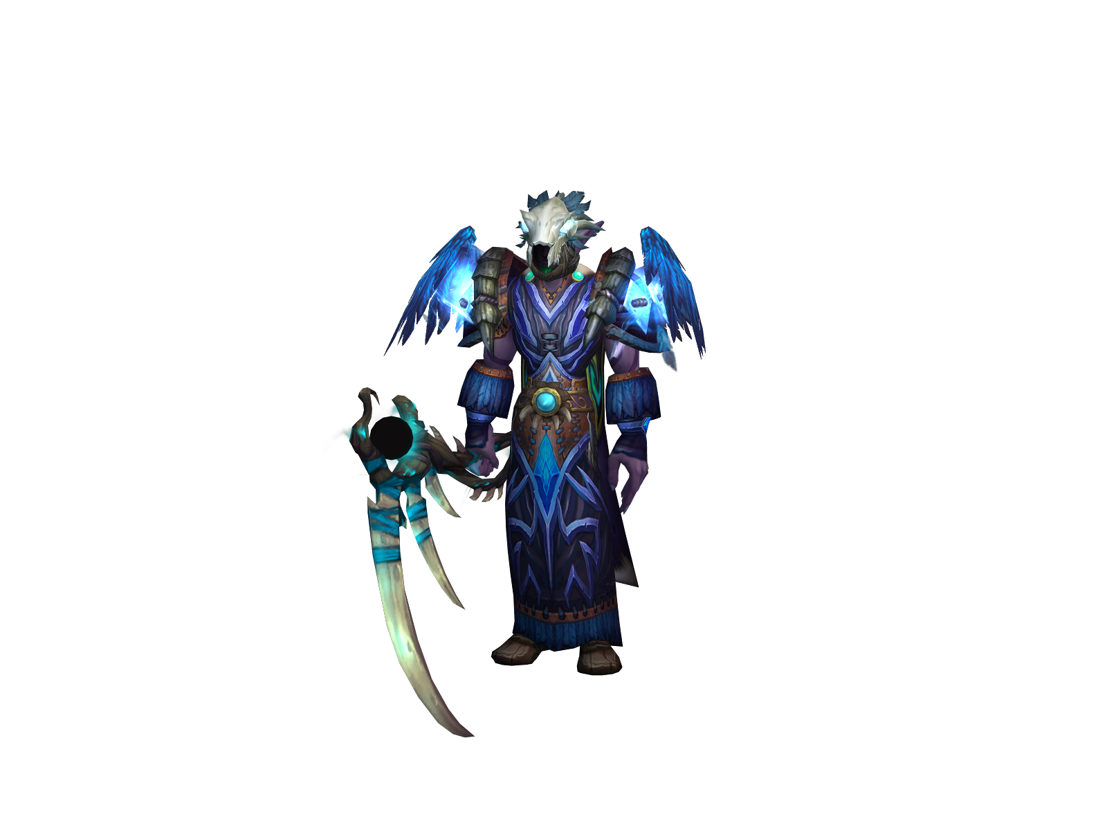Pregrowth 3D character render