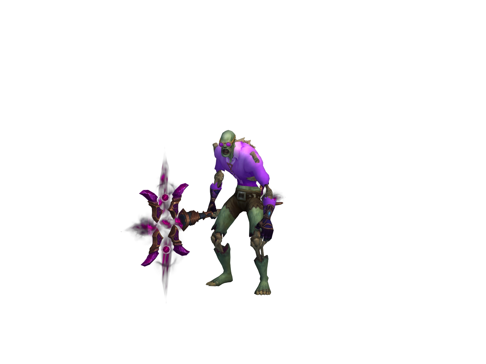 Undeadskiz 3D character render
