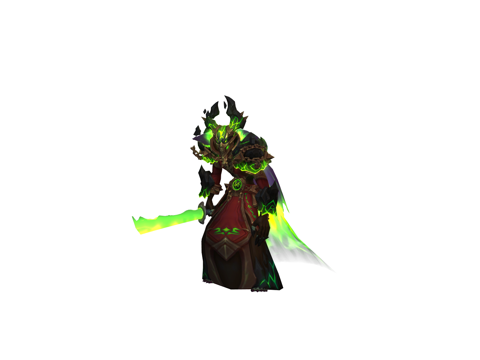 Chaosmorty 3D character render