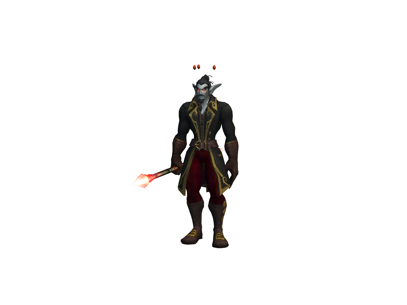 Gravenz 3D character render