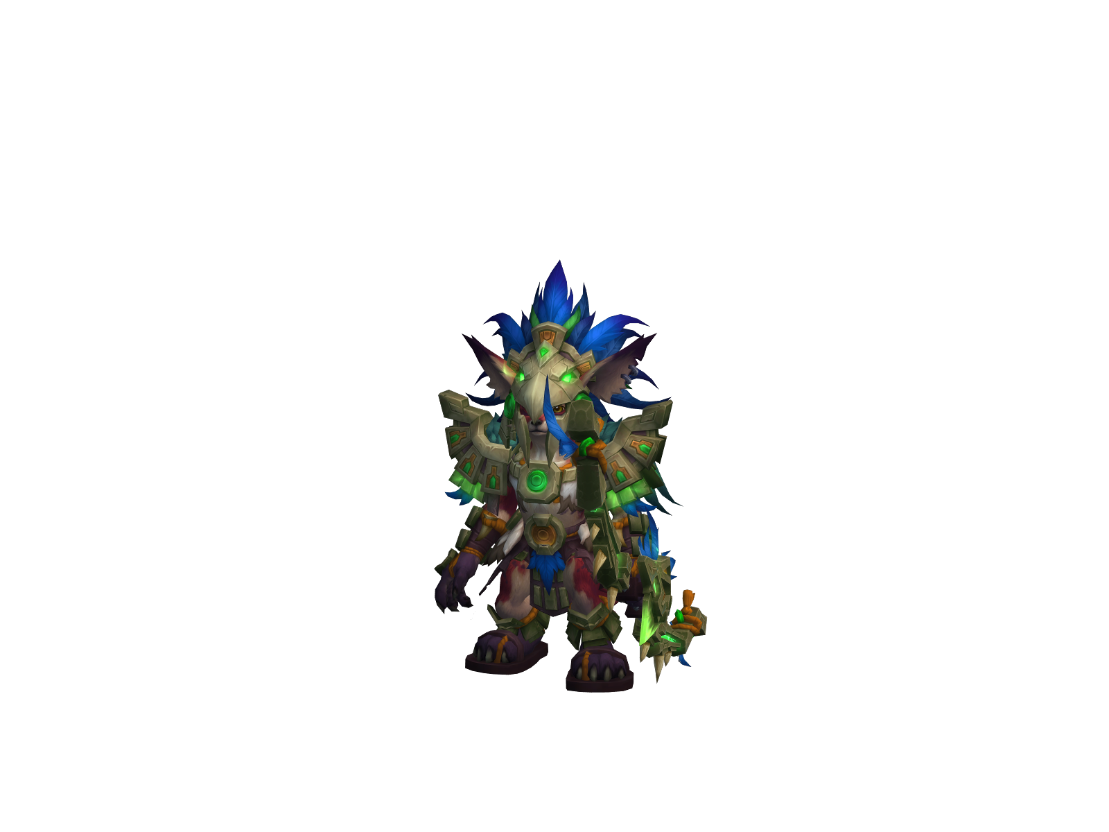 Seplederf 3D character render
