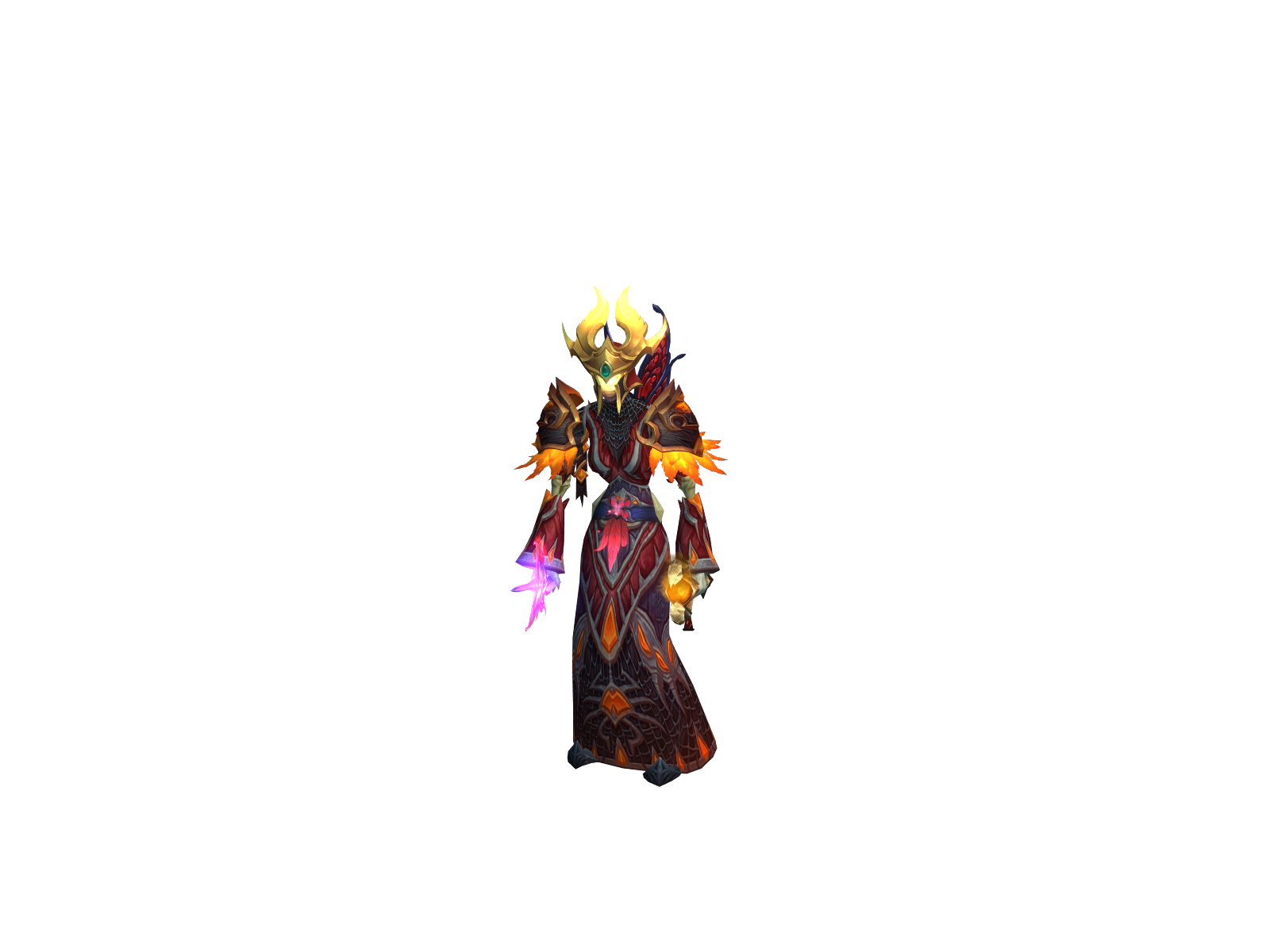 Harliqwen 3D character render