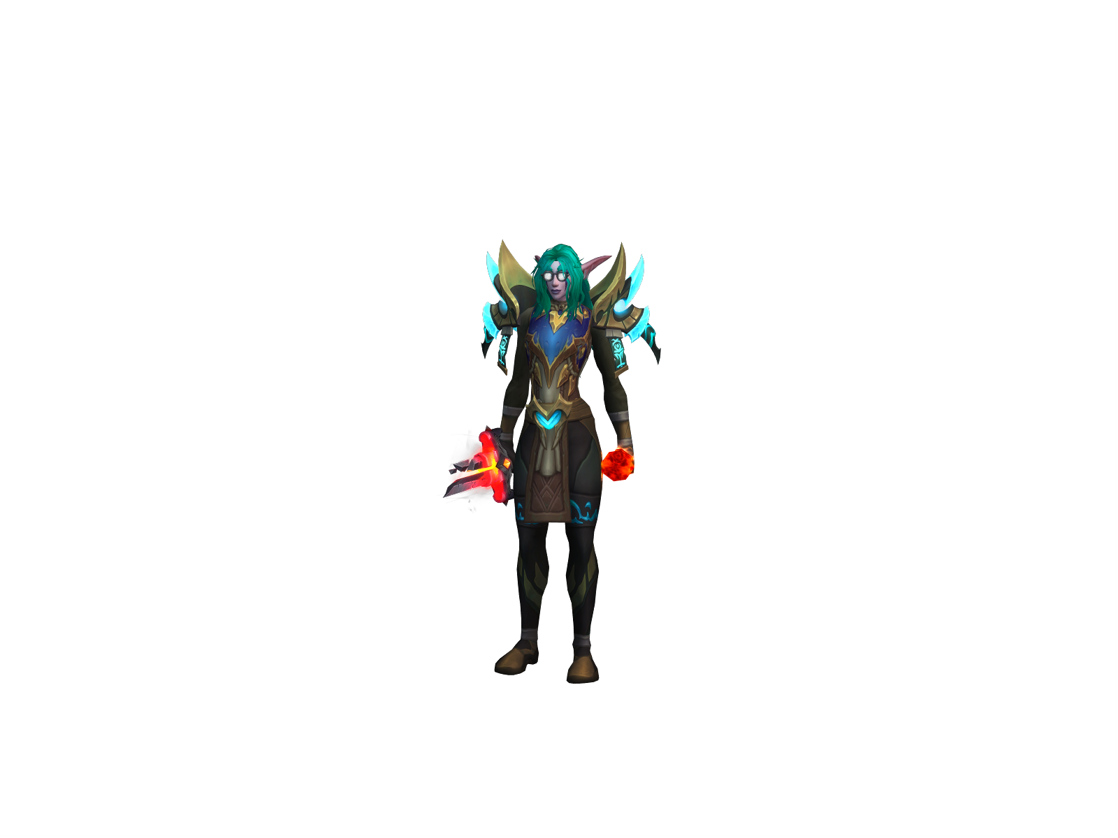Ptheld 3D character render